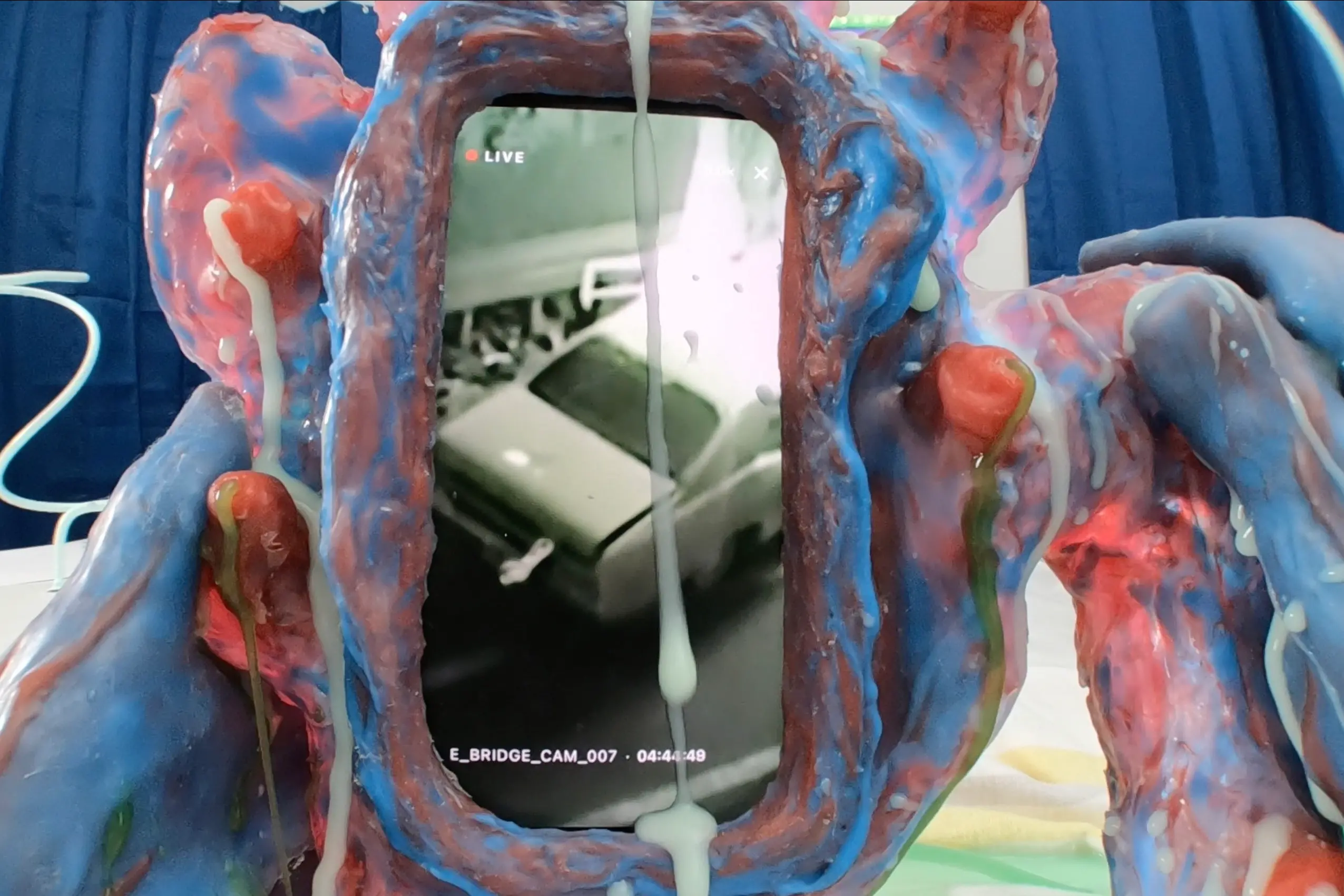 Residency gives artist chance to experiment with ‘goop’ and storytelling
