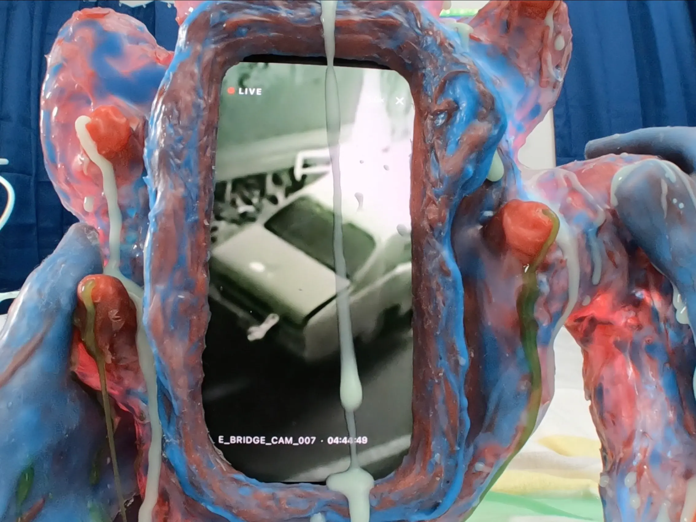 Residency gives artist chance to experiment with ‘goop’ and storytelling