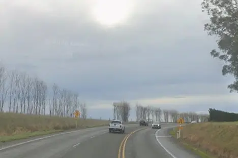 Kellyanne Cindal Pattinson was driving on State Highway 1 near Pareora in South Canterbury in early 2018 when tragedy struck. Photo: Google