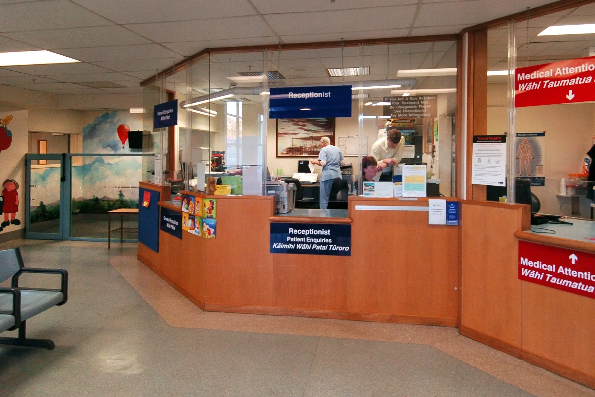 The reception at the Dunedin Hospital emergency department. PHOTO: GERARD O\\'BRIEN