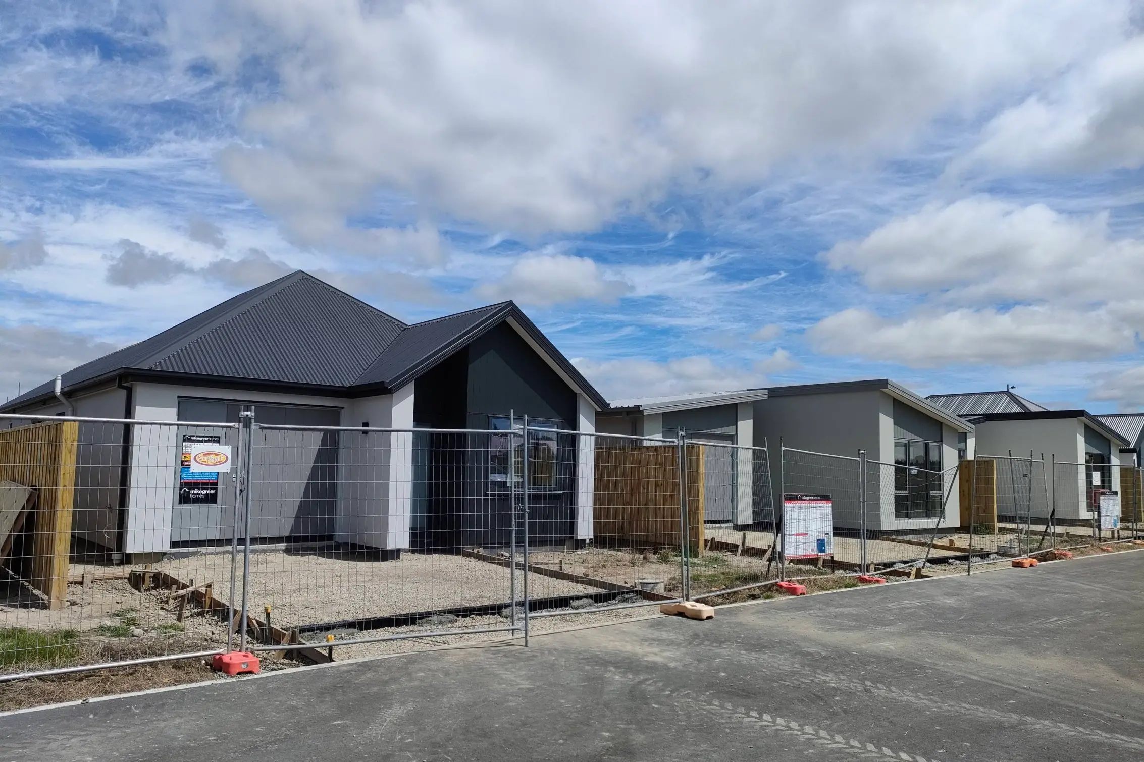 Building boom . . . Growth is happening, but the question is where, with residents speaking out against housing developments proposed outside of areas identified in local council District Plans. The Bellgrove sub-division in Rangiora (pictured) has been supported by the Waimakariri District Council. Photo: File