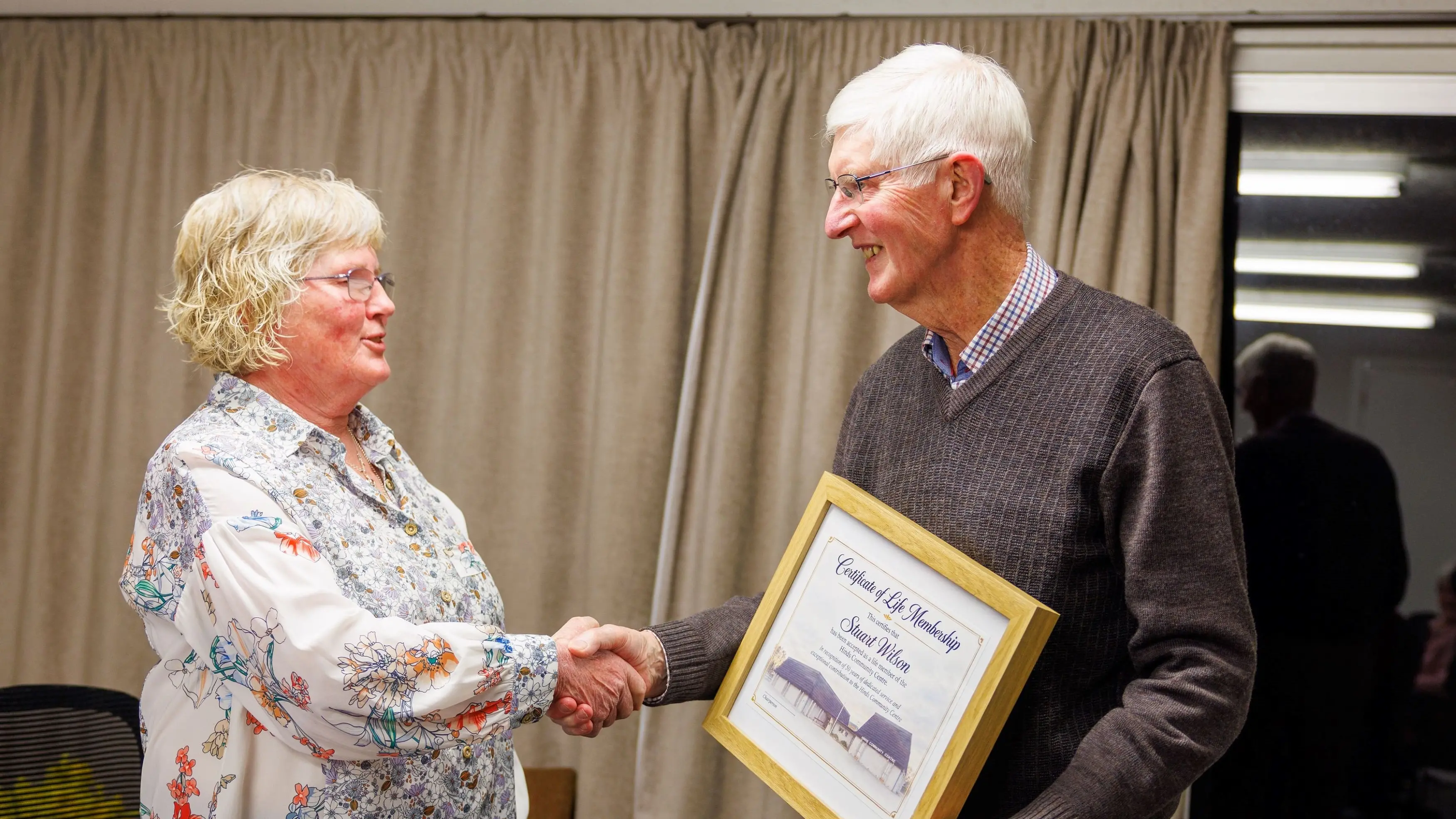 Life membership for five decades service at Hinds