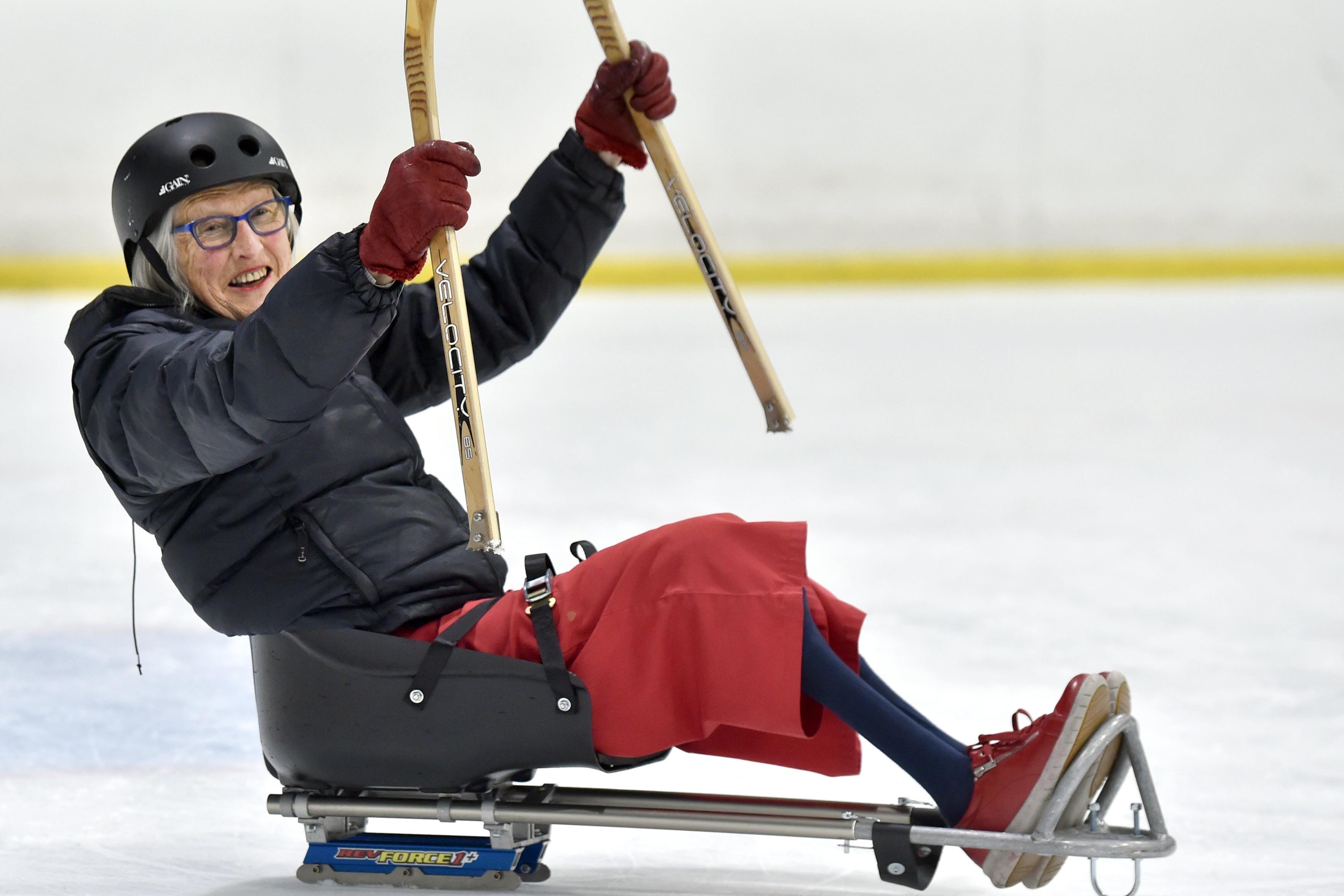 Putting her best self forward on the ice