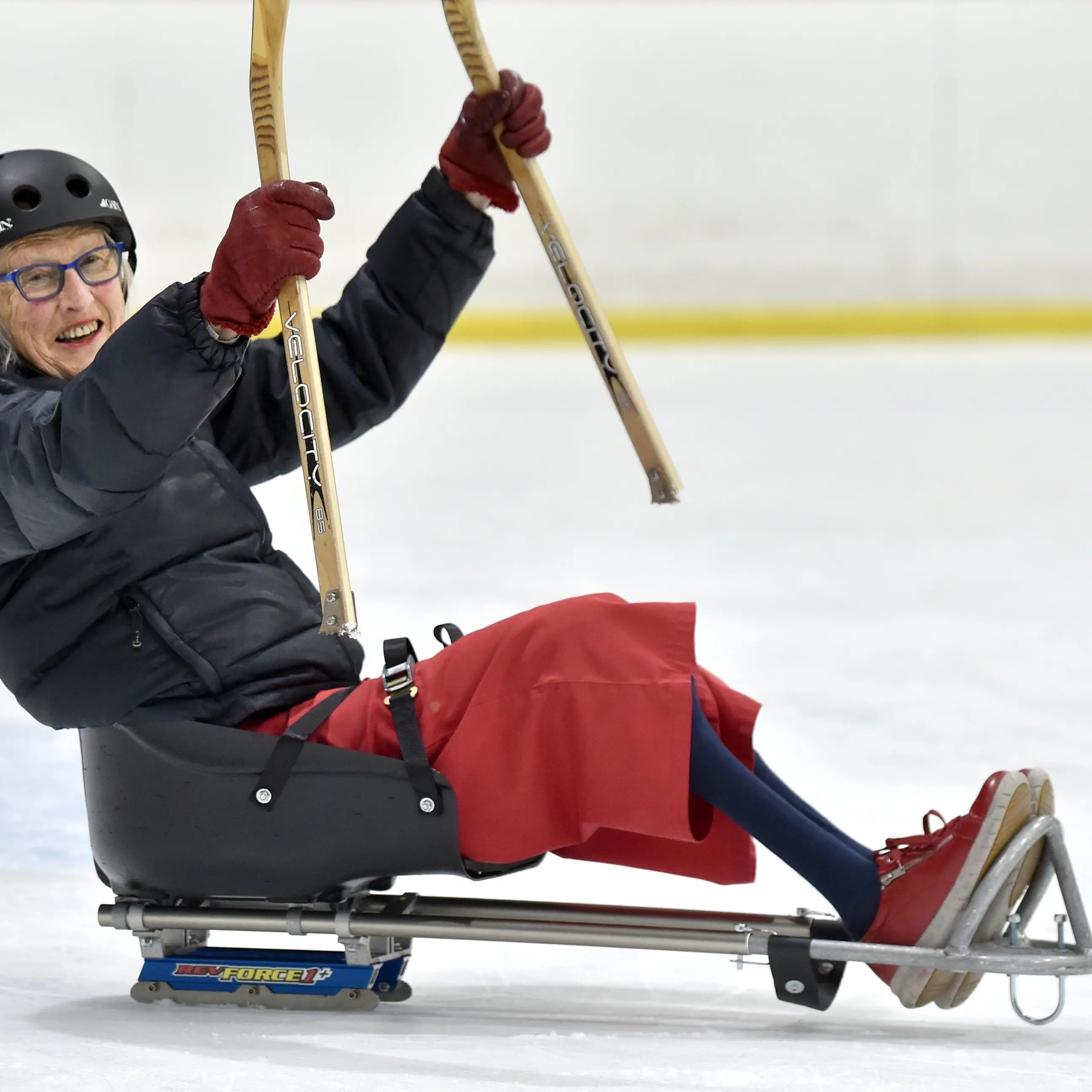 Putting her best self forward on the ice