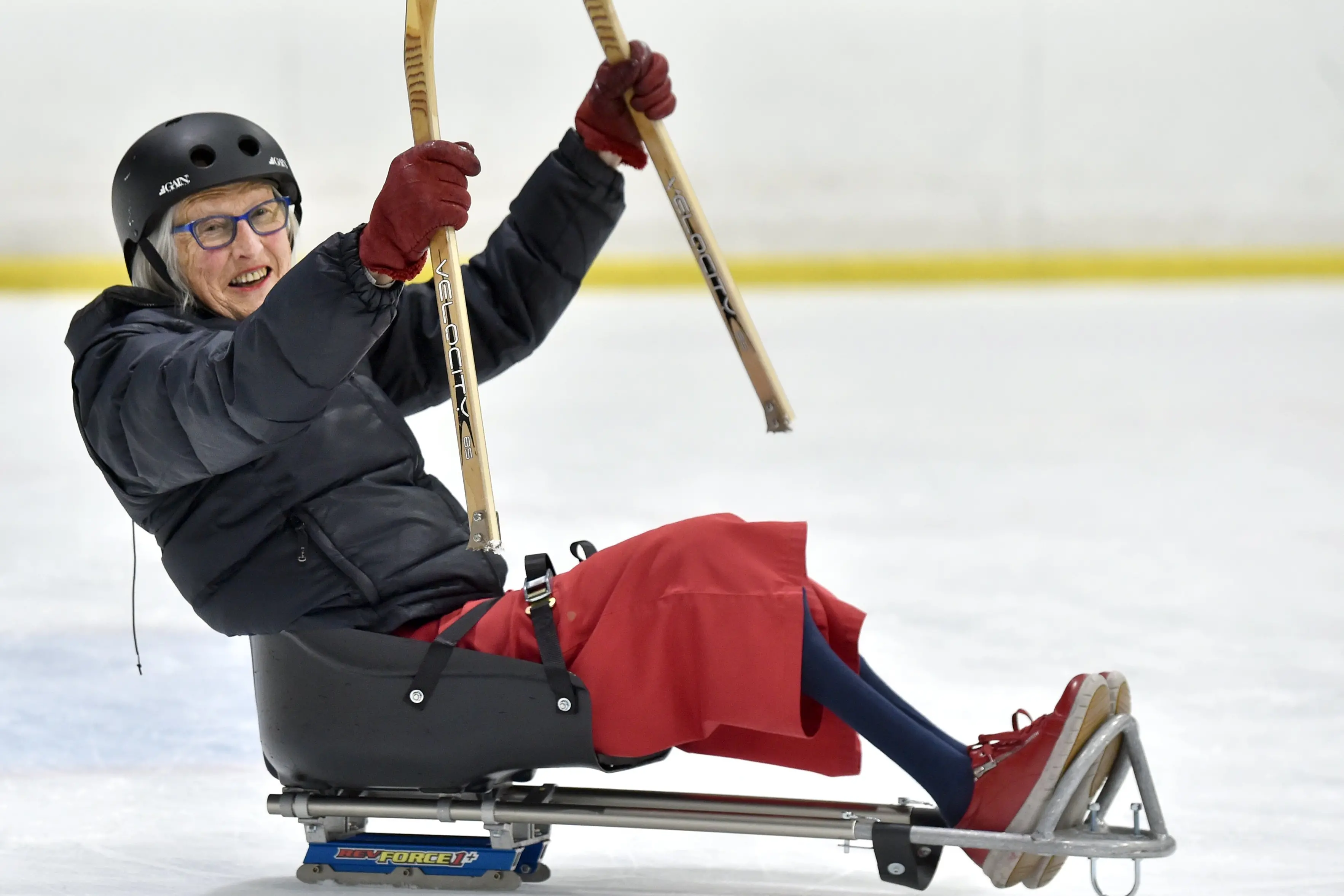 Putting her best self forward on the ice