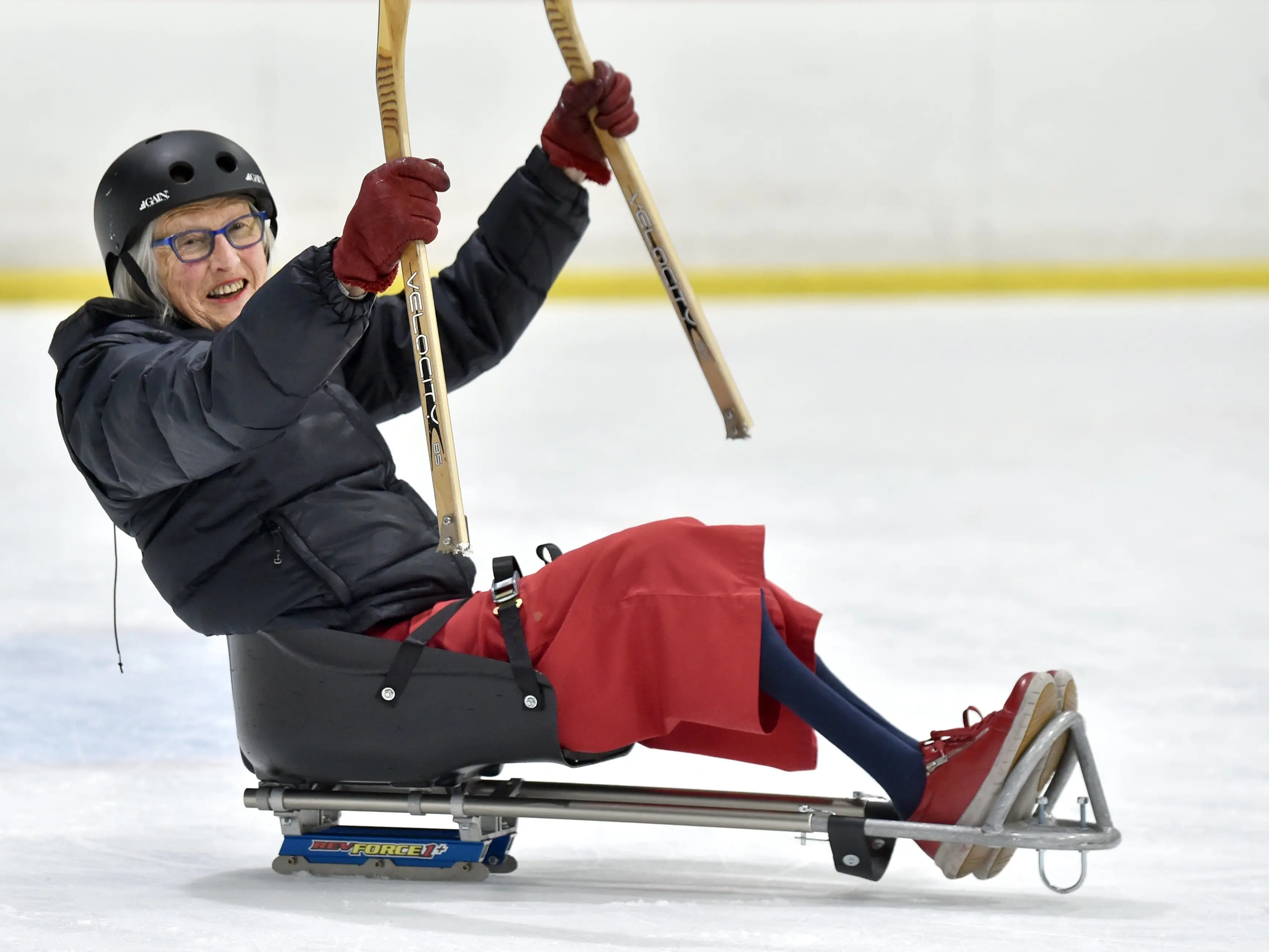 Putting her best self forward on the ice