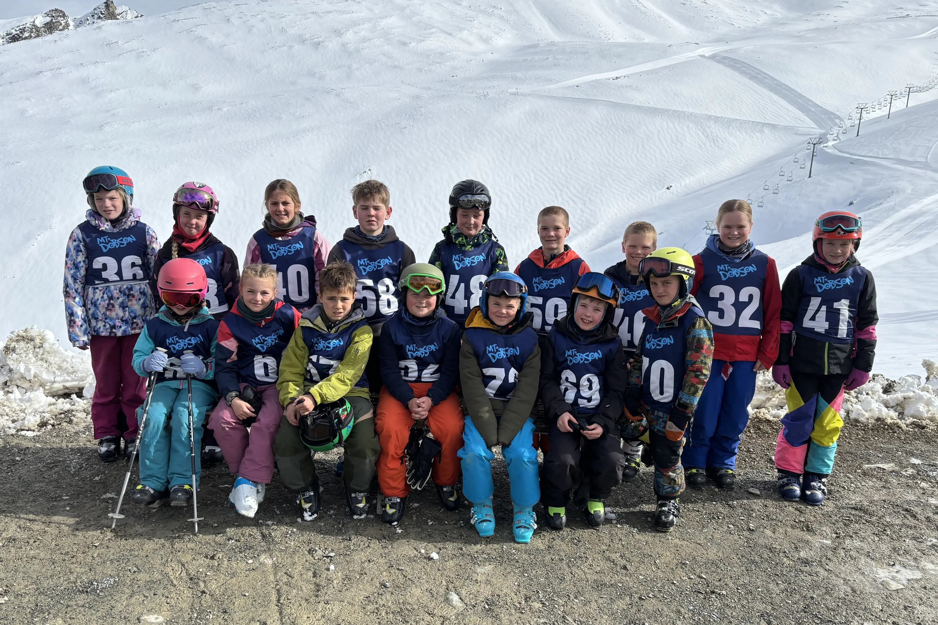 The Fairlie Primary School group won nine placings on the podium at the recent event.  Photo: Supplied
