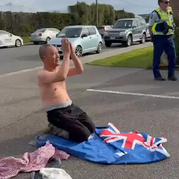 Topless protestor who dumped lamb carcasses banned from Southland council building