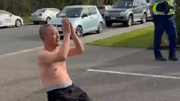 Topless protestor who dumped lamb carcasses banned from Southland council building