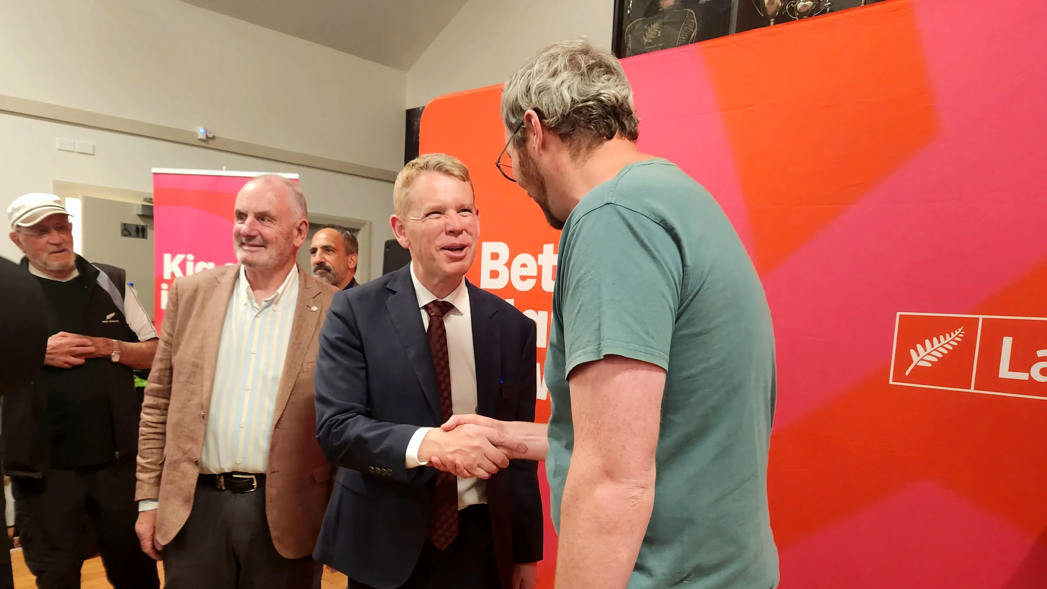 Hipkins promises to reverse pay equity changes at public meeting in Christchurch