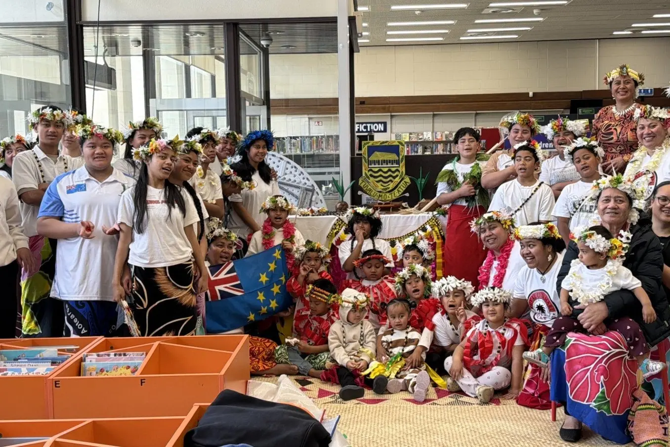Vaiaso o te \\'Gana Tuvalu (Tuvalu Language Week) was celebrated with an event at the Oamaru Public Library earlier this week. Photo: Nic Duff
