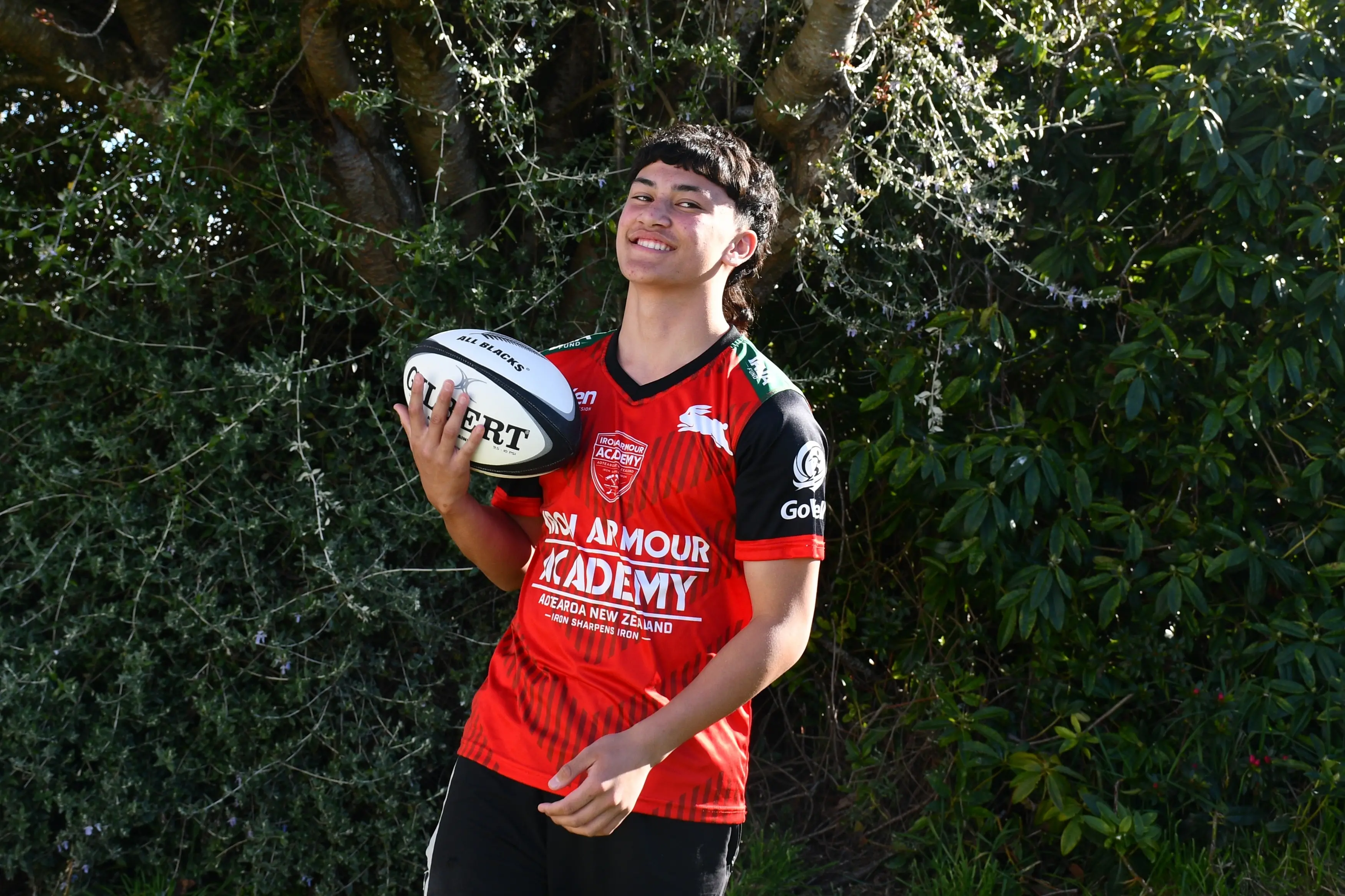 Dedicated Edendale rugby league star Boston Haenga attended to a camp by NRL team the South Sydney Rabbitohs, in Auckland, and a New Zealand Warriors under-14 trial, in Christchurch in September. Photo: Gemma Sinclair