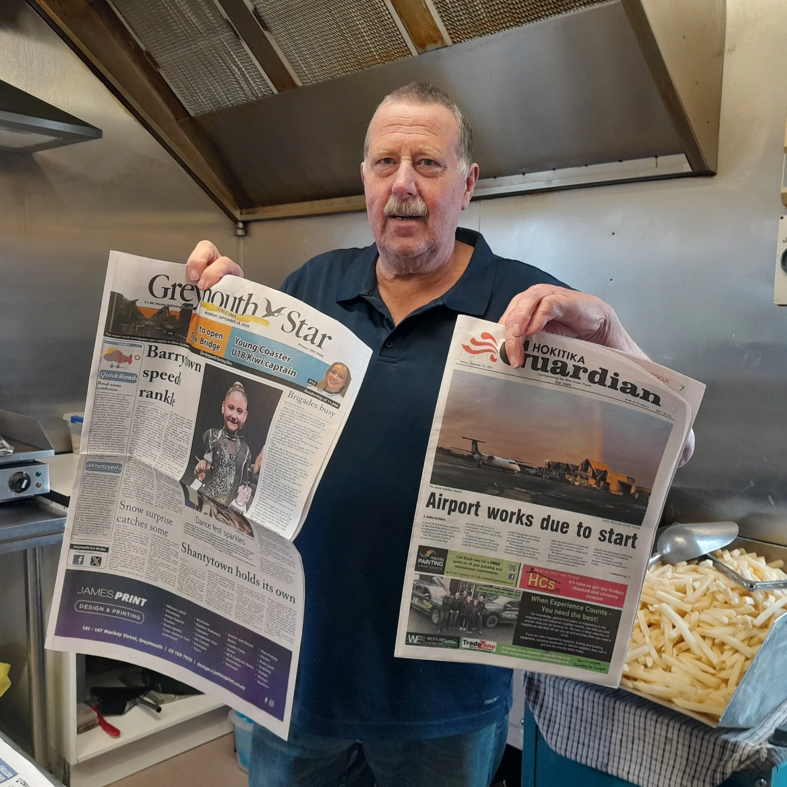 The chips are down for takeaway owner