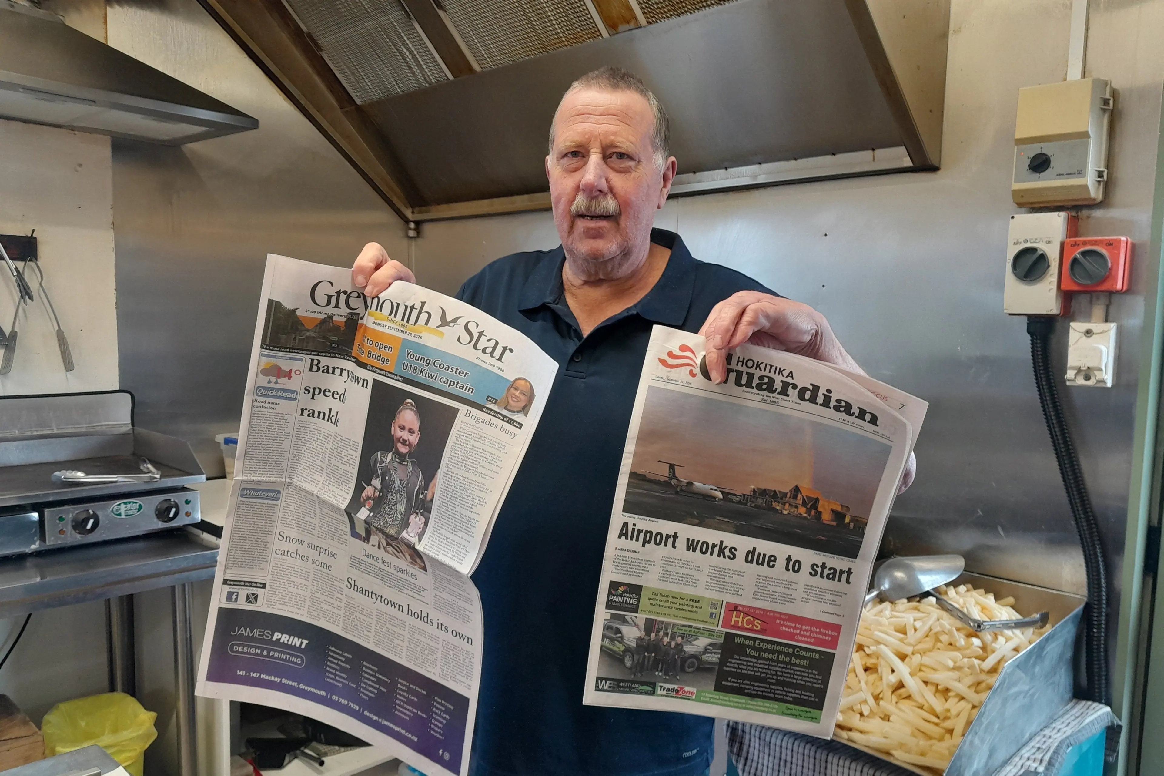 The chips are down for takeaway owner