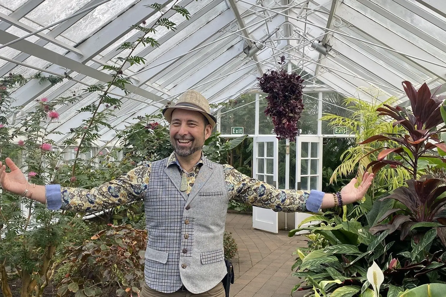Garden \\u014Ctepoti Dunedin (GO Dunedin) festival director Clinton Chambers is pictured at the Dunedin Botanic Garden Winter Garden. Photo: Photo: Brenda Harwood