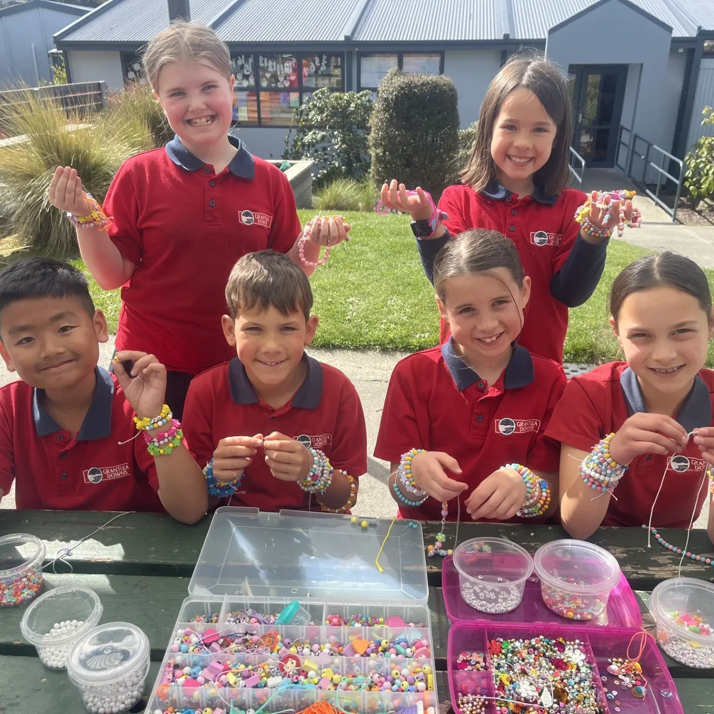 Students sell wares to raise money for playground