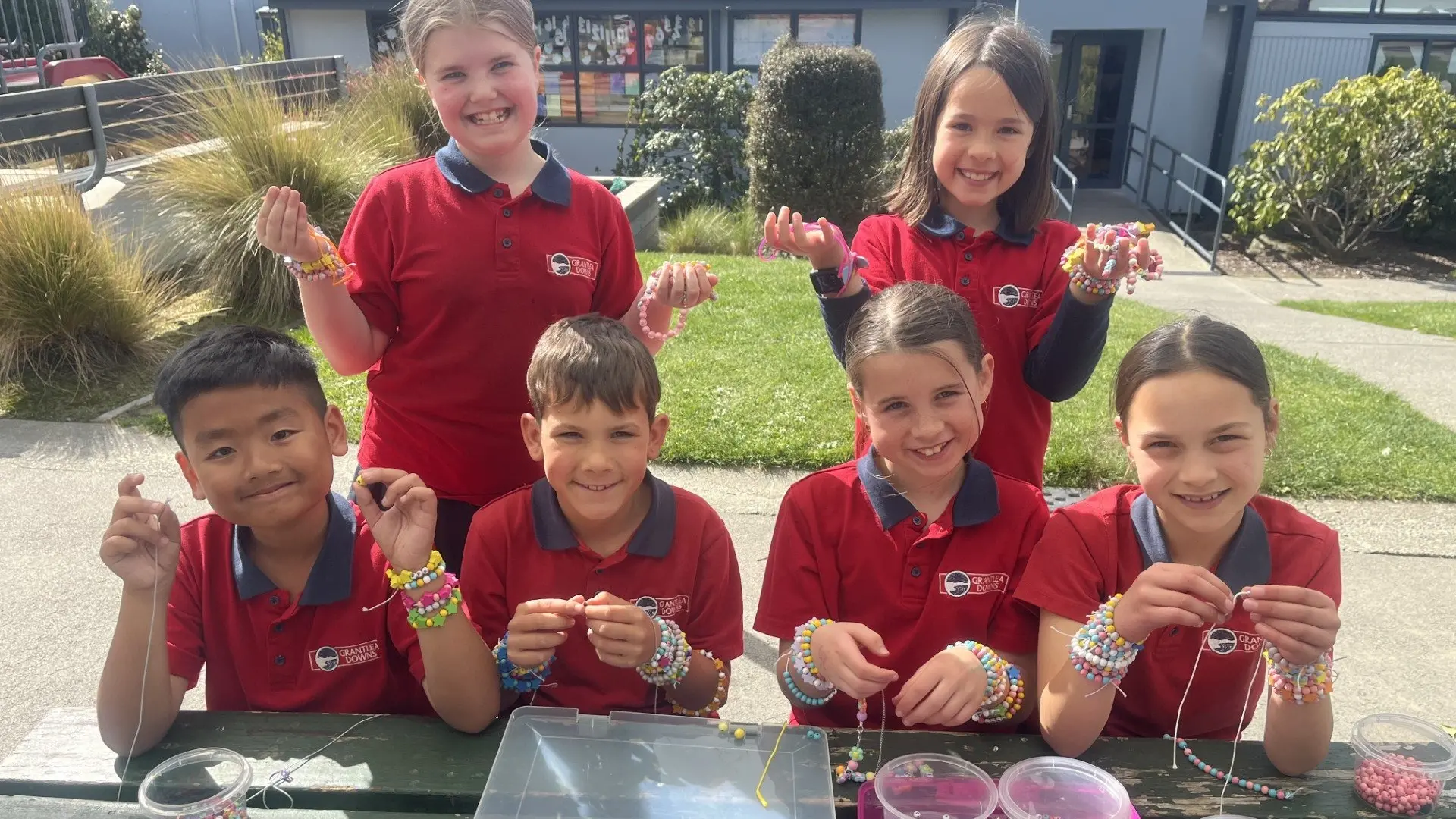 Students sell wares to raise money for playground