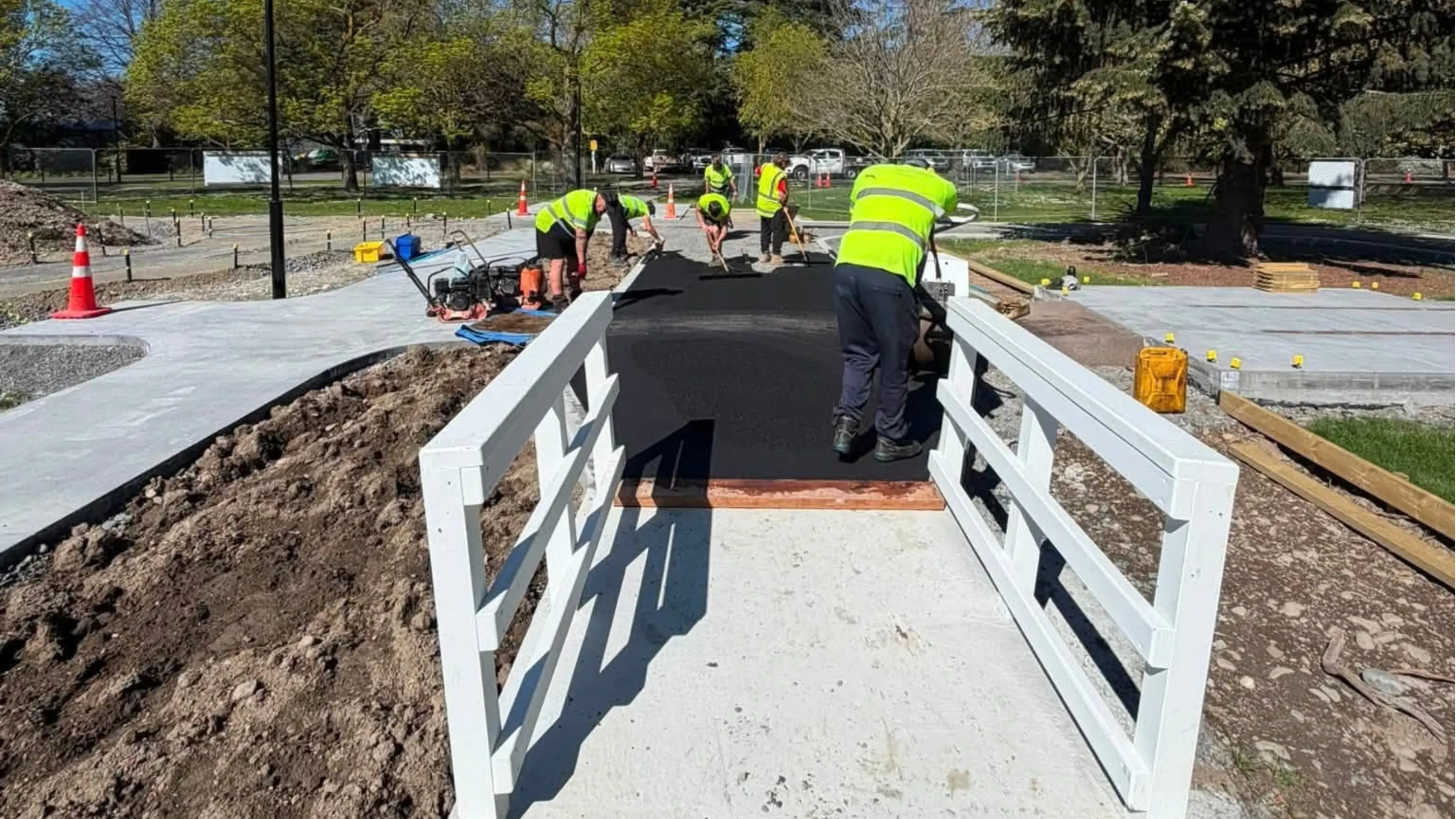 'No council invoices': community-funded bike park takes shape