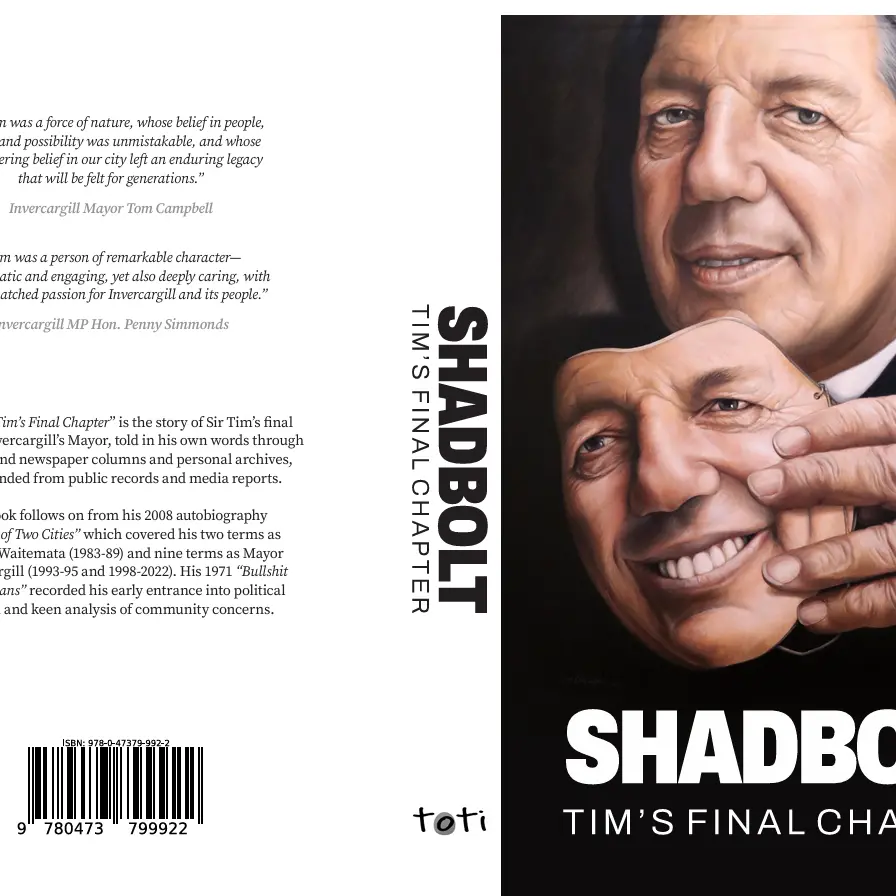 'Two sides to Tim': Book explores Shadbolt's final years
