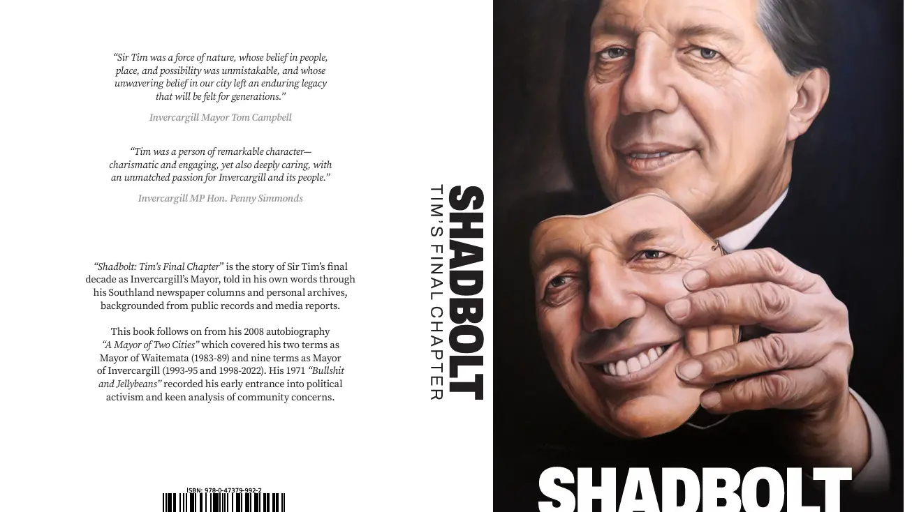 'Two sides to Tim': Book explores Shadbolt's final years