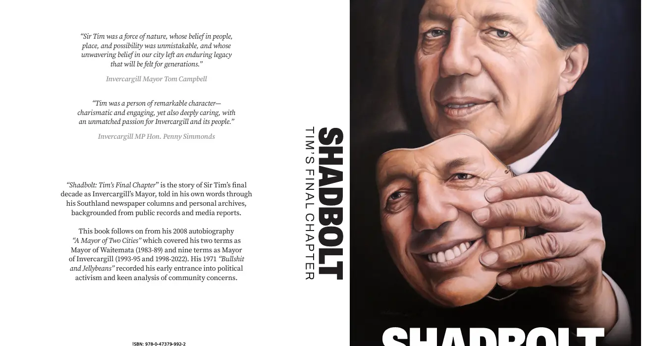 'Two sides to Tim': Book explores Shadbolt's final years