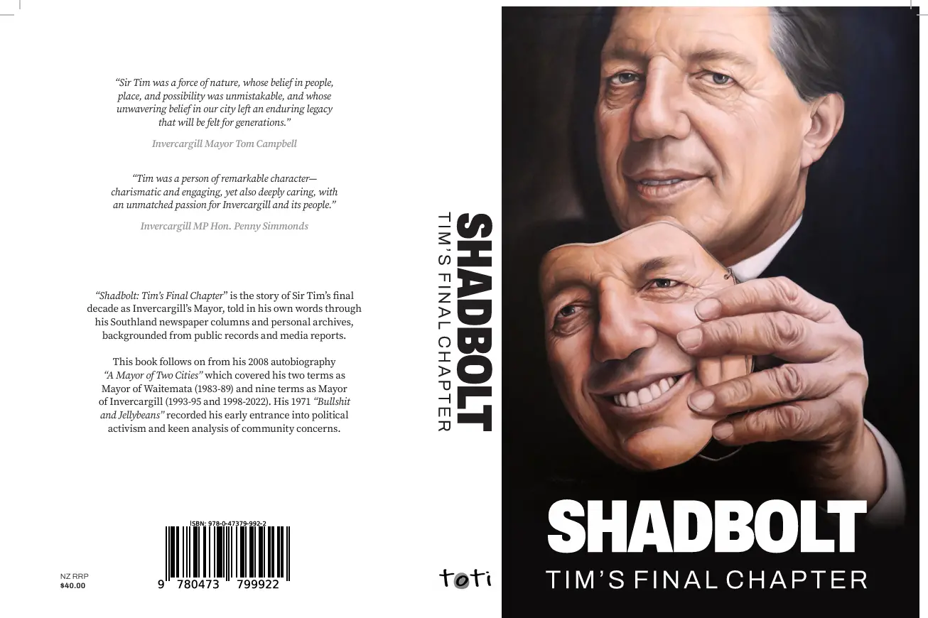 'Two sides to Tim': Book explores Shadbolt's final years