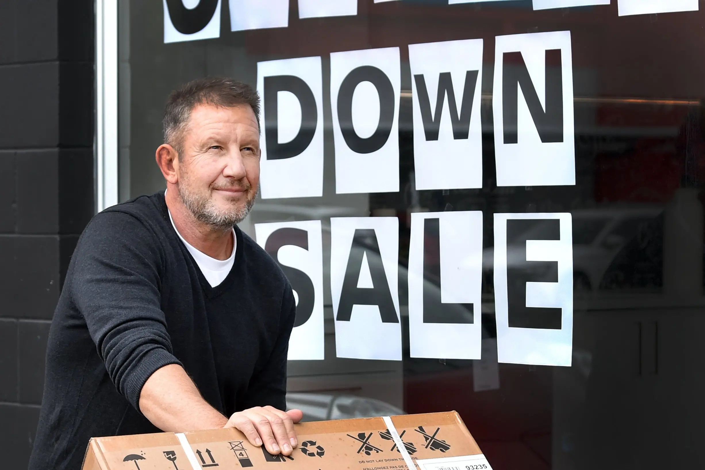 Smyths Appliances owner David Grey says the decision to close the retail side of his local business after 40 years was \"heartbreaking\". Photo: Peter McIntosh
