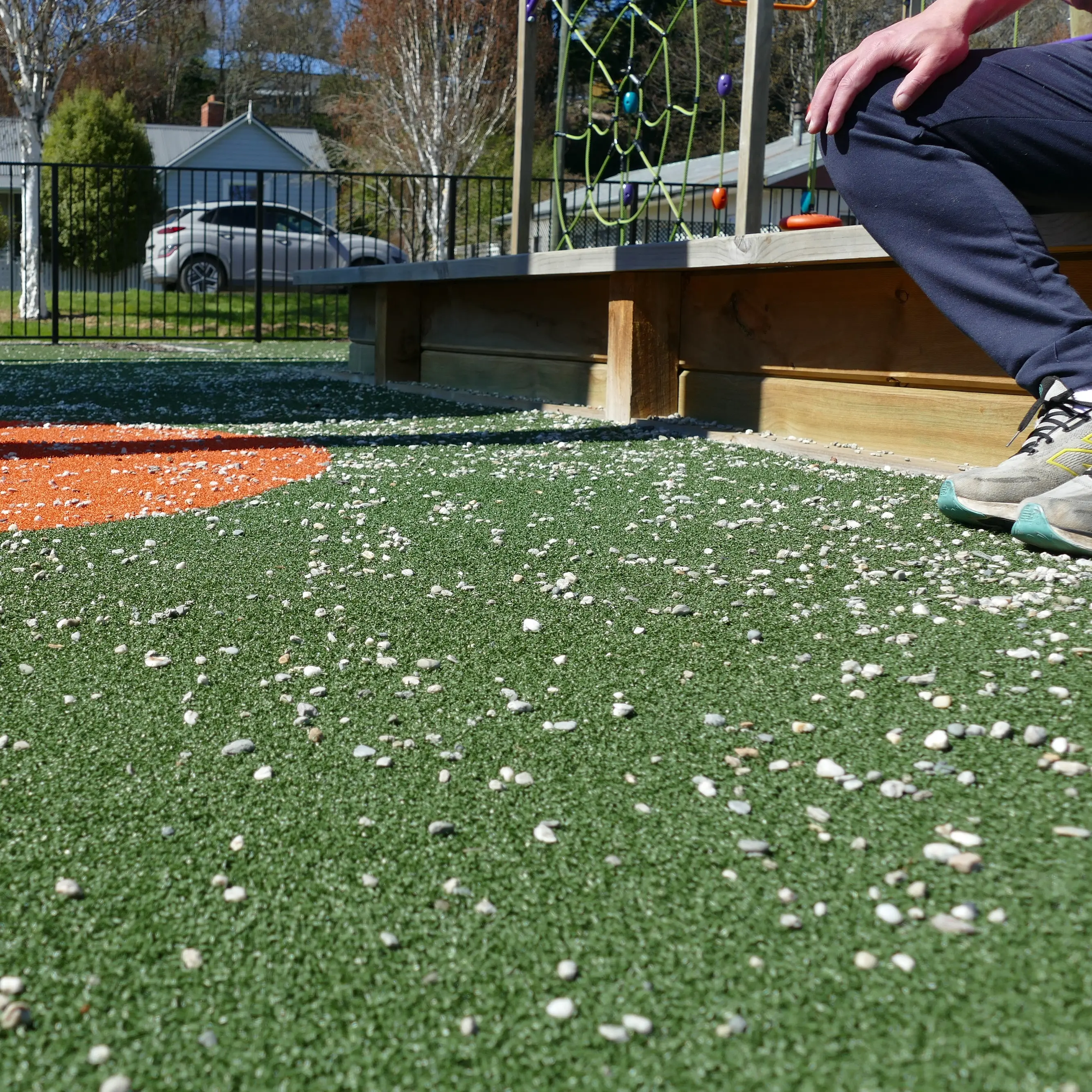 Lawrence playground strikes a rocky seam