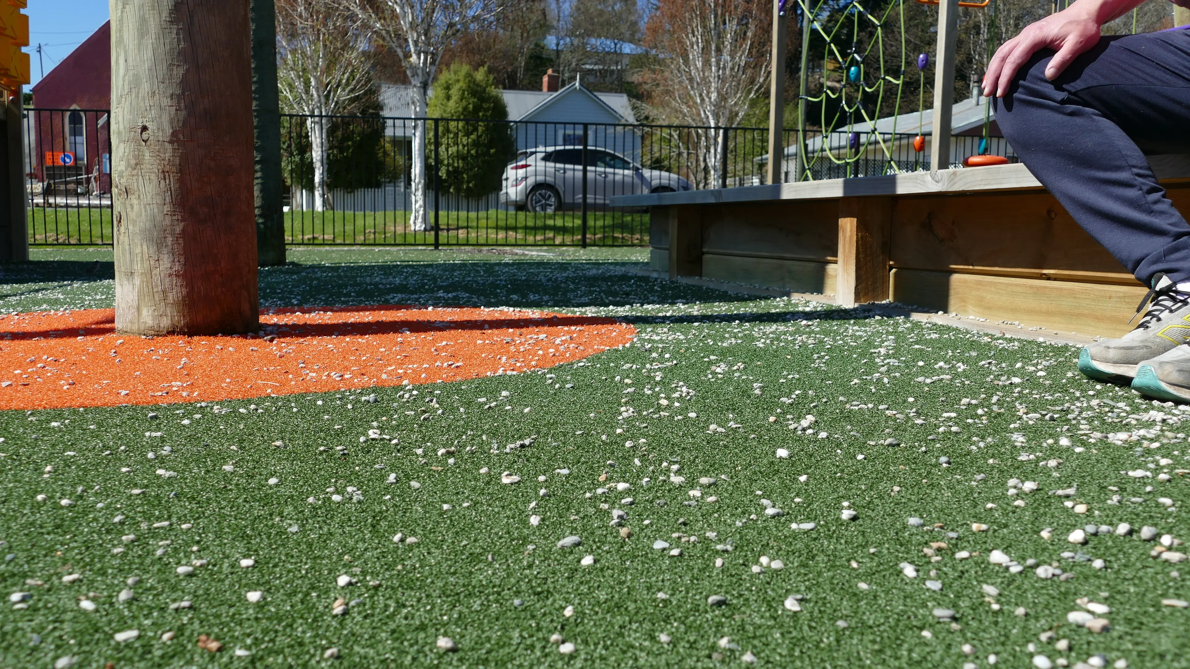 Lawrence playground strikes a rocky seam