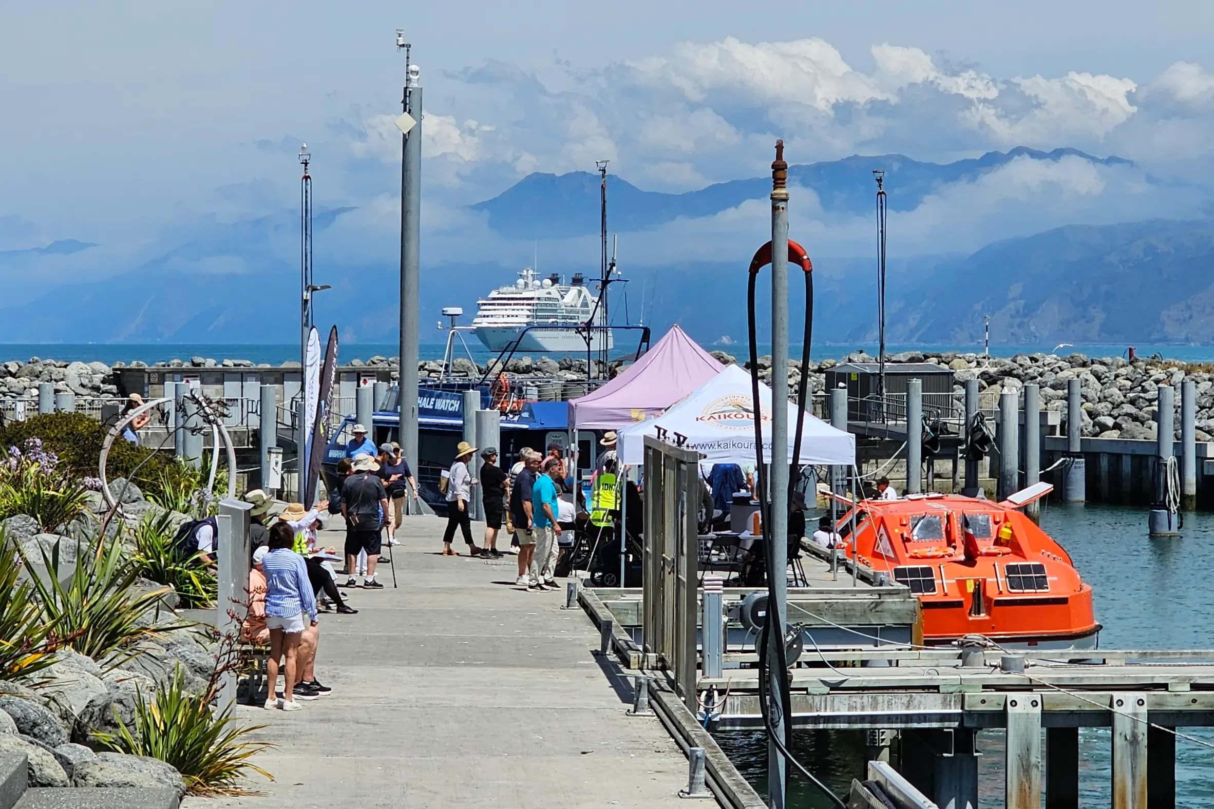 Tourist town . . . Kaik\\u014Dura is gearing up for a busy summer, as it bounces back from the July 7 flood. Photo: Supplied by Destination Kaik\\u014Dura