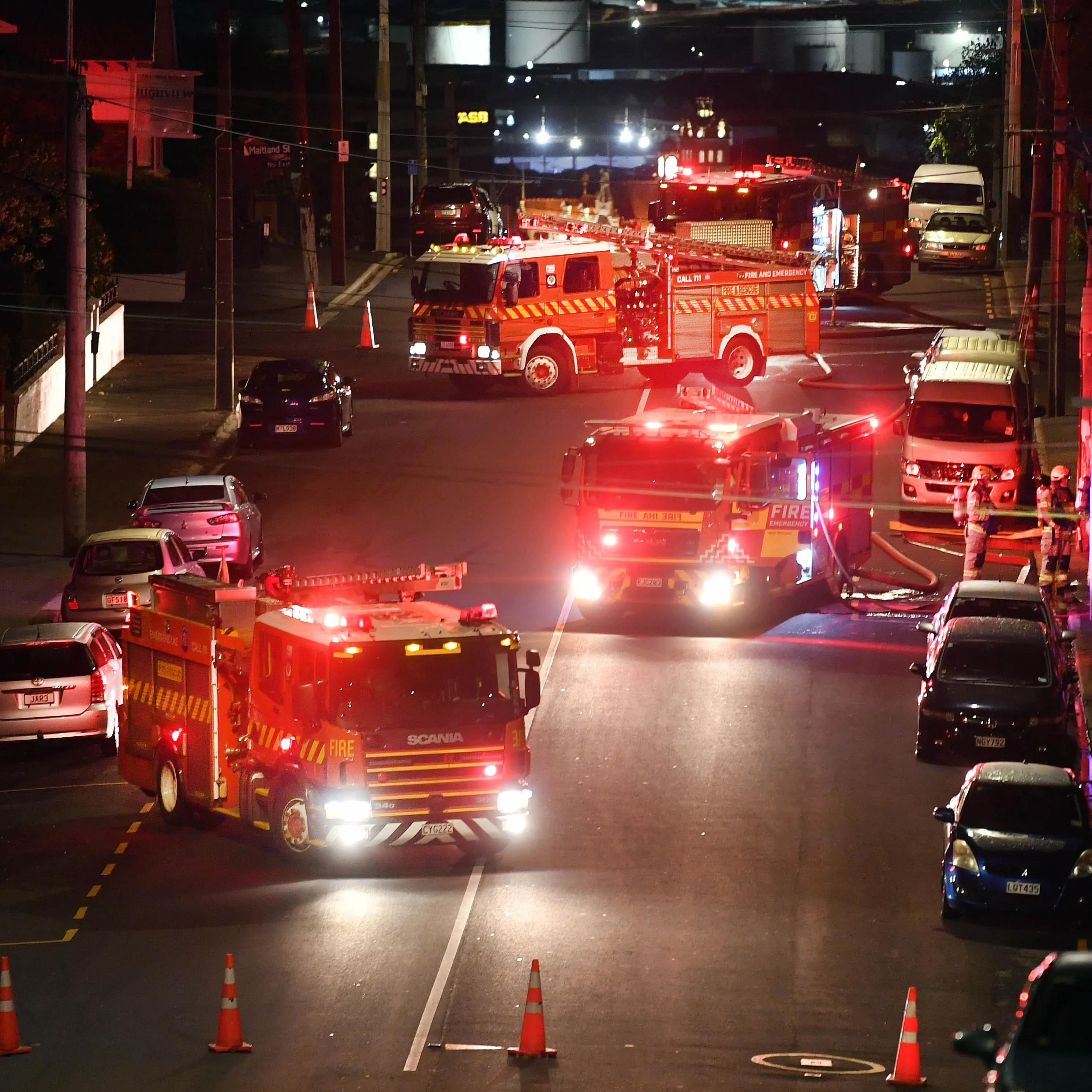 Fire in central Dunedin building suspicious