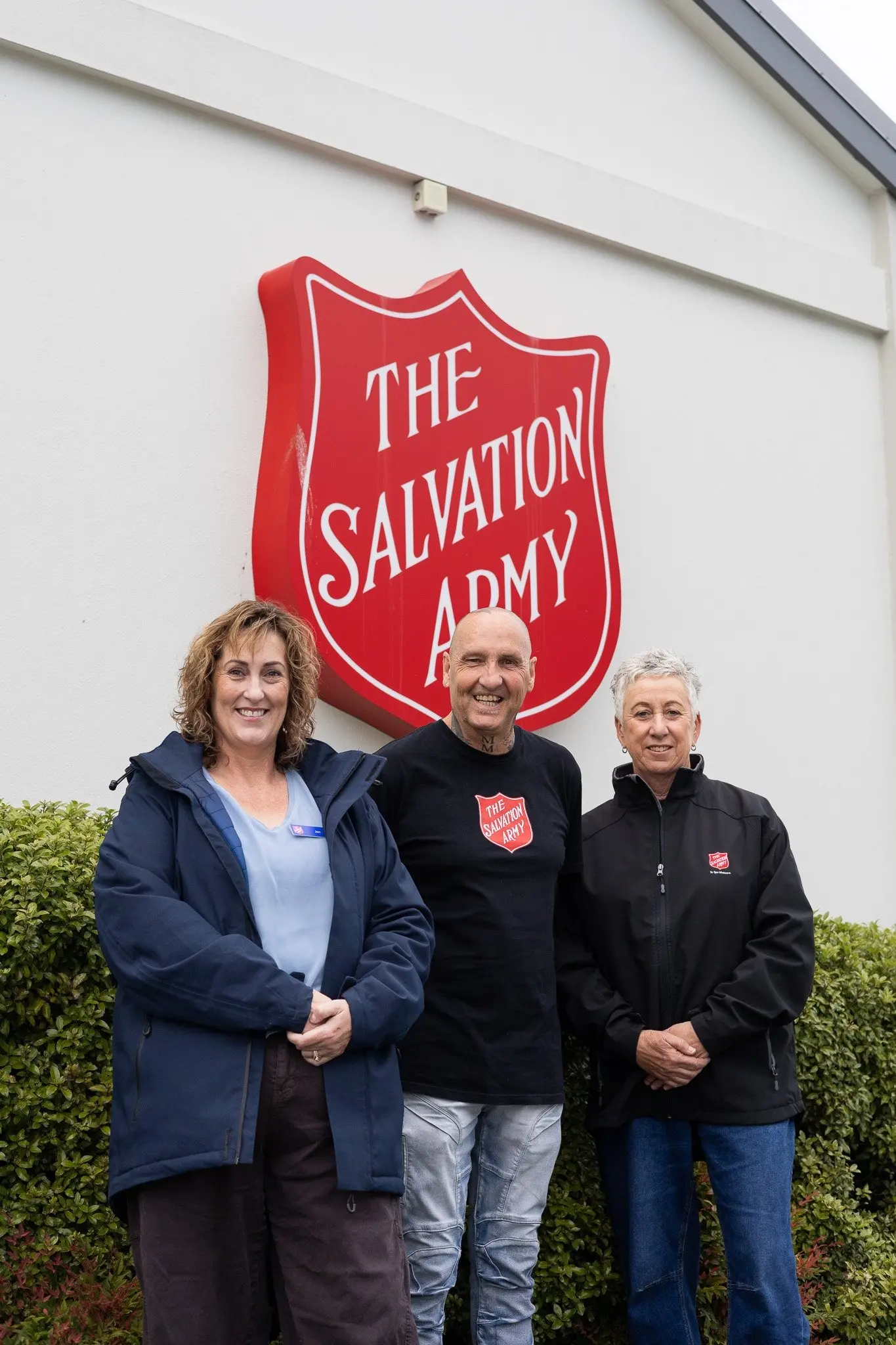 Ready to respond . . . Rangiora\\u2019s homelessness response team includes Jenn Stewart (left), team leader Grant Harris and Sally Rossiter. Photo: Supplied by Waimakariri District Council
