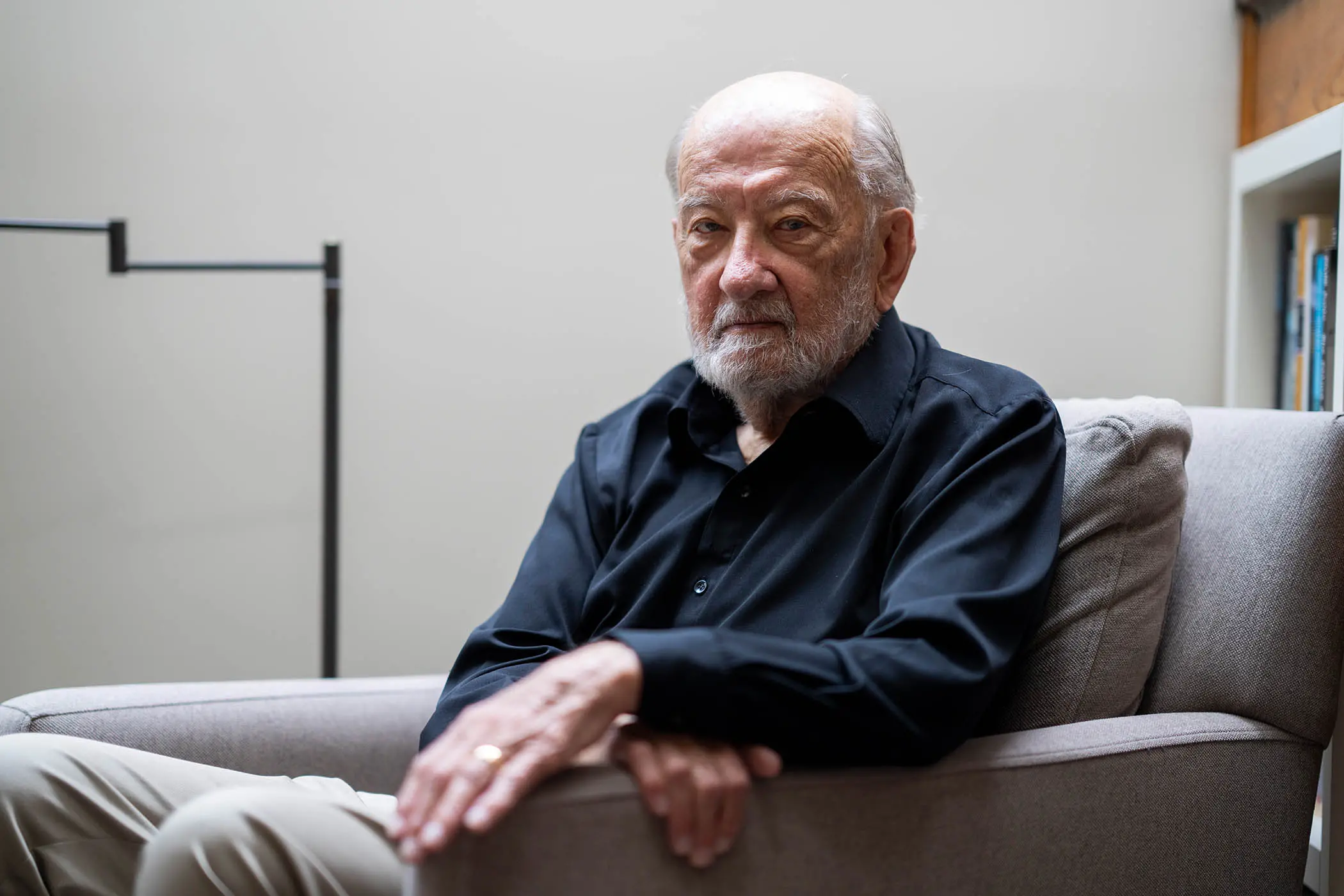 Dr Raymond Pederson at his home. Photo: Jimmy Jeong