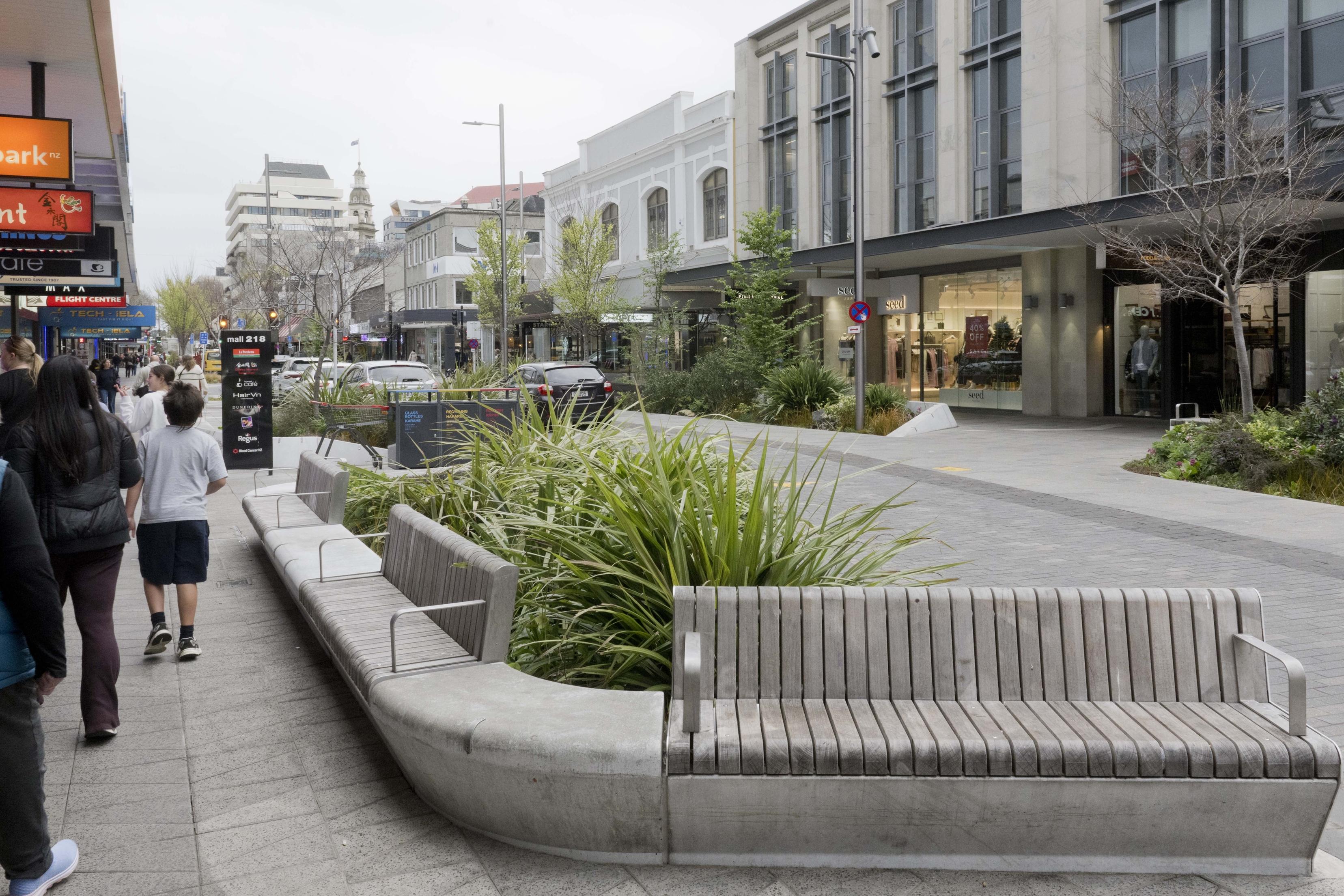 Die Modernisierung der Innenstadt von Dunedin soll einen wichtigen Auftrag ...