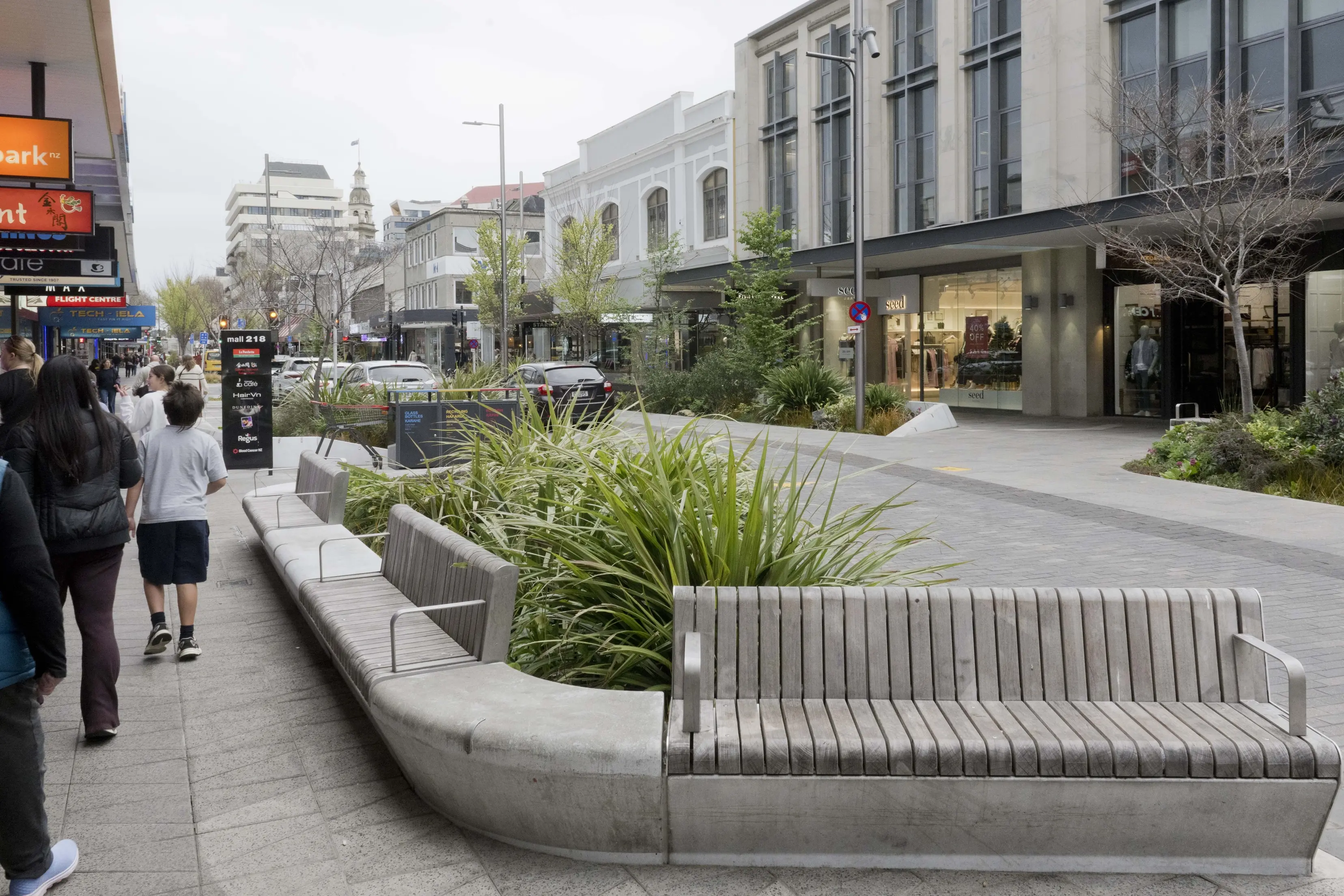 Landscaping in George street. Photo: Gerard O\\'Brien