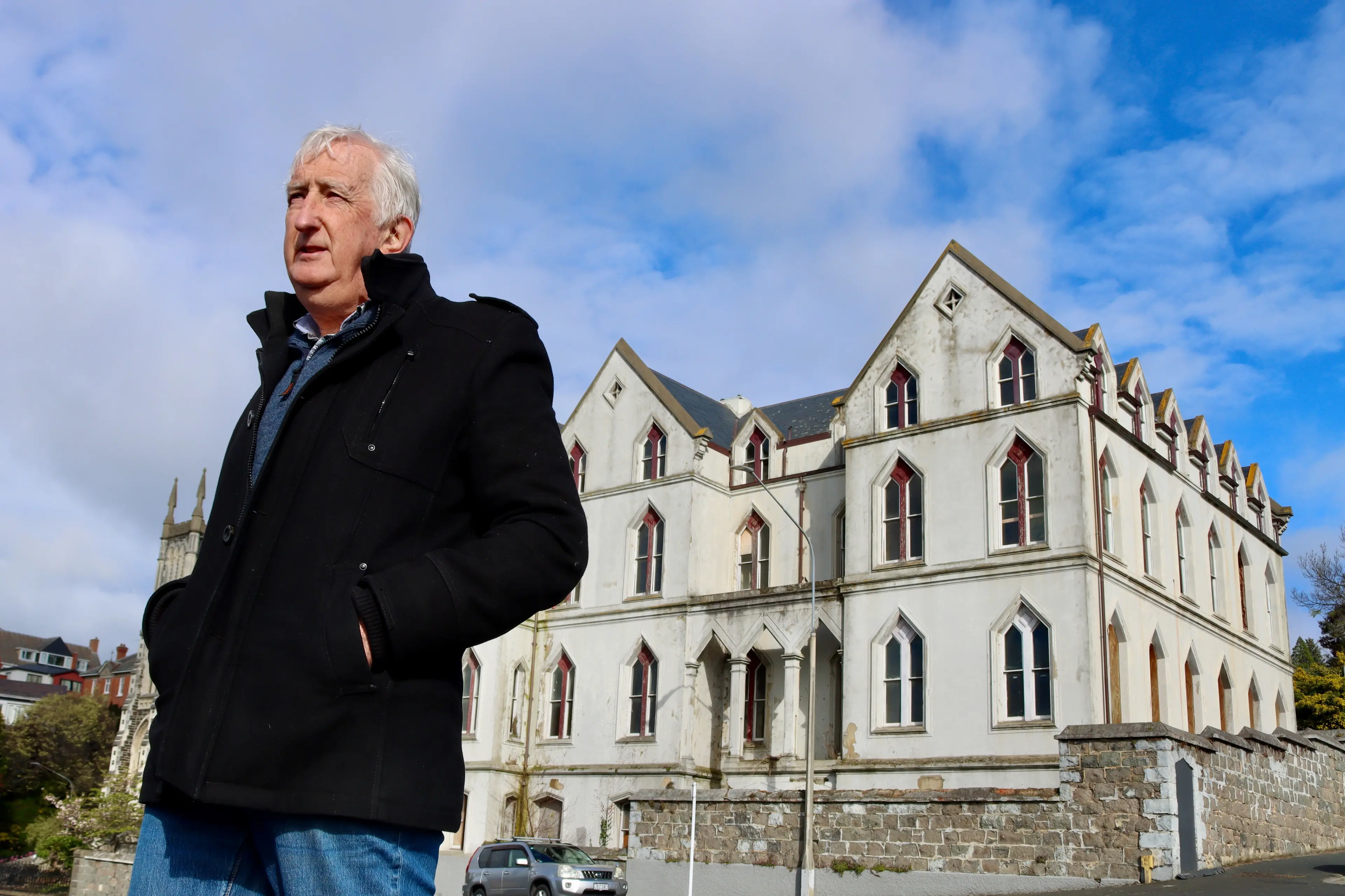 Volunteer Sean Toomey maintains a keen interest in the preservation of the historic priory. Photo: Sam Henderson