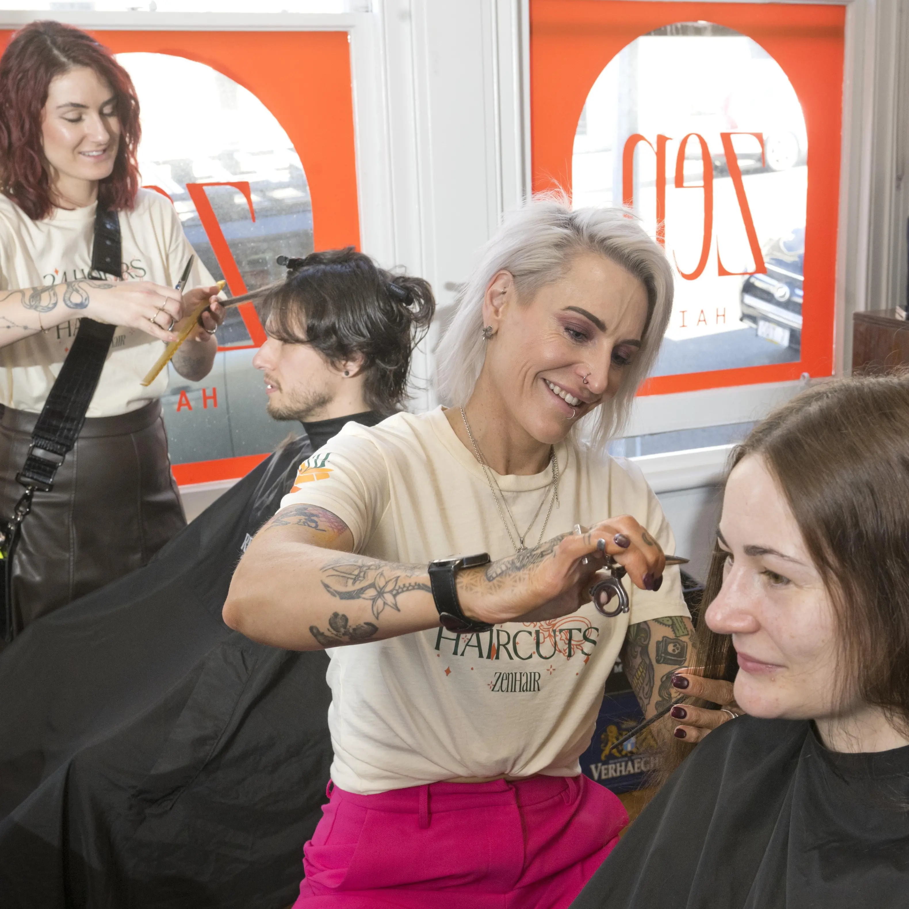 Two hours of sleep and 131 haircuts: Dunedin hairdressers cut non-stop for vital cause