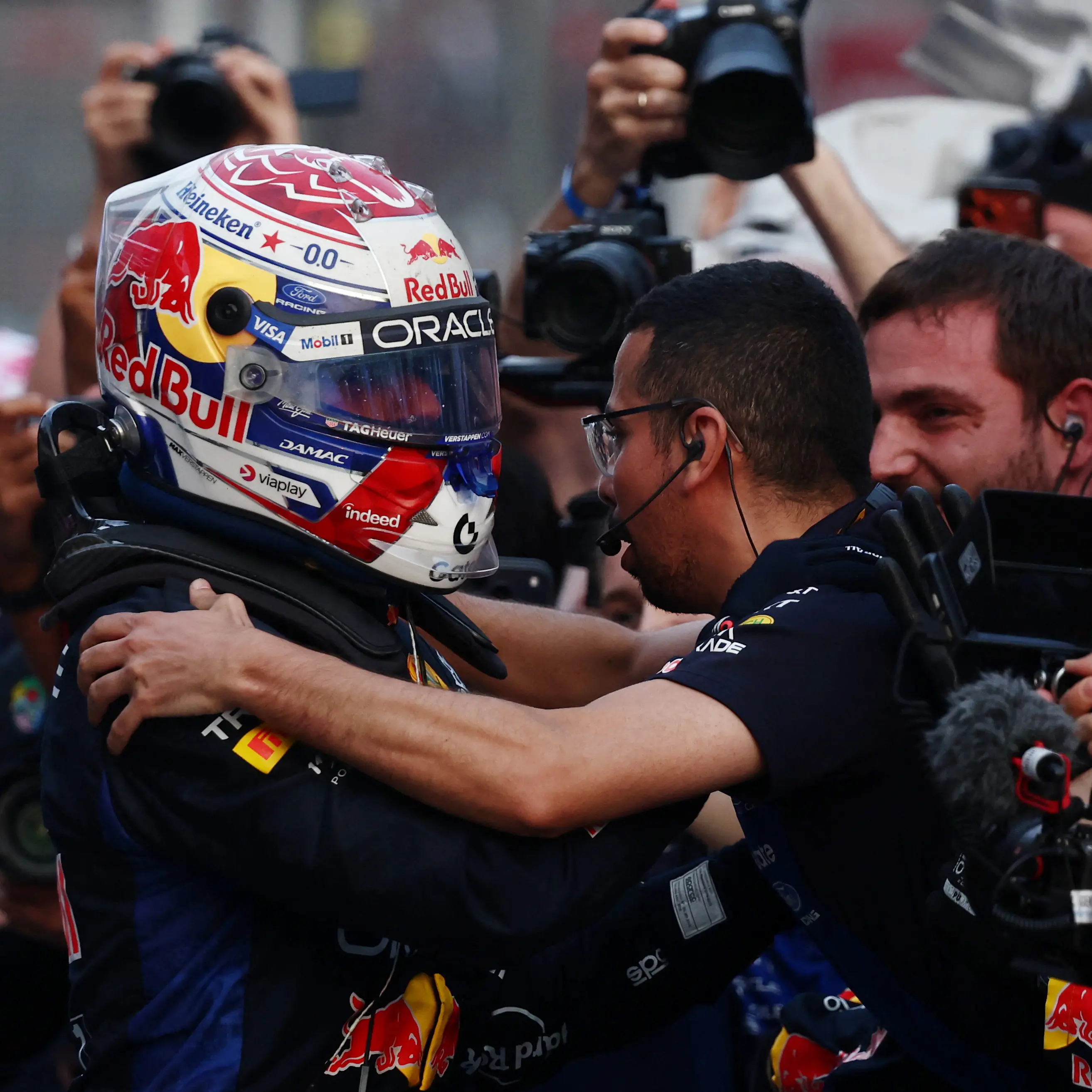 Verstappen wins, Lawson rises to seventh in chaotic Bahrain Grand Prix
