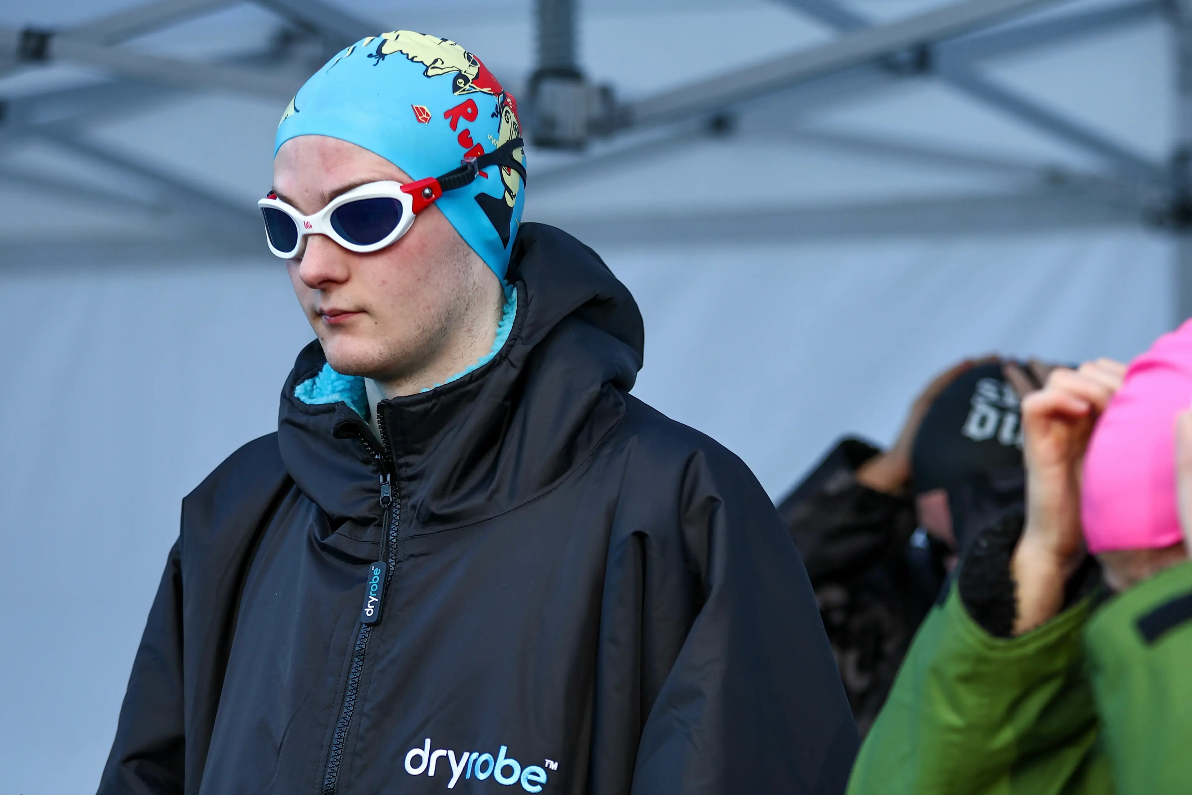 The mighty Finn: Finn Henderson turned heads at his inaugural ice swimming nationals in Alexandra in August. Photo: James Allan Photography