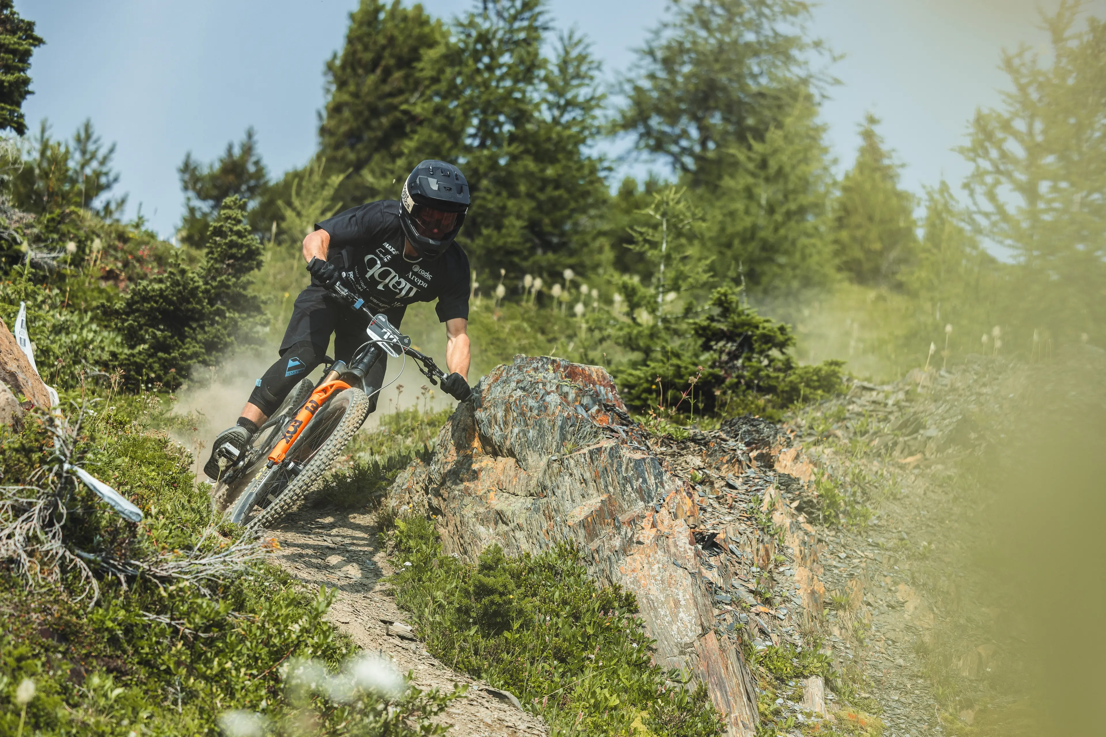 Fit and fast: Queenstown enduro rider Bradley Harris in action\\u00A0in Canada in August.\\u00A0Photo: Jake Paddon