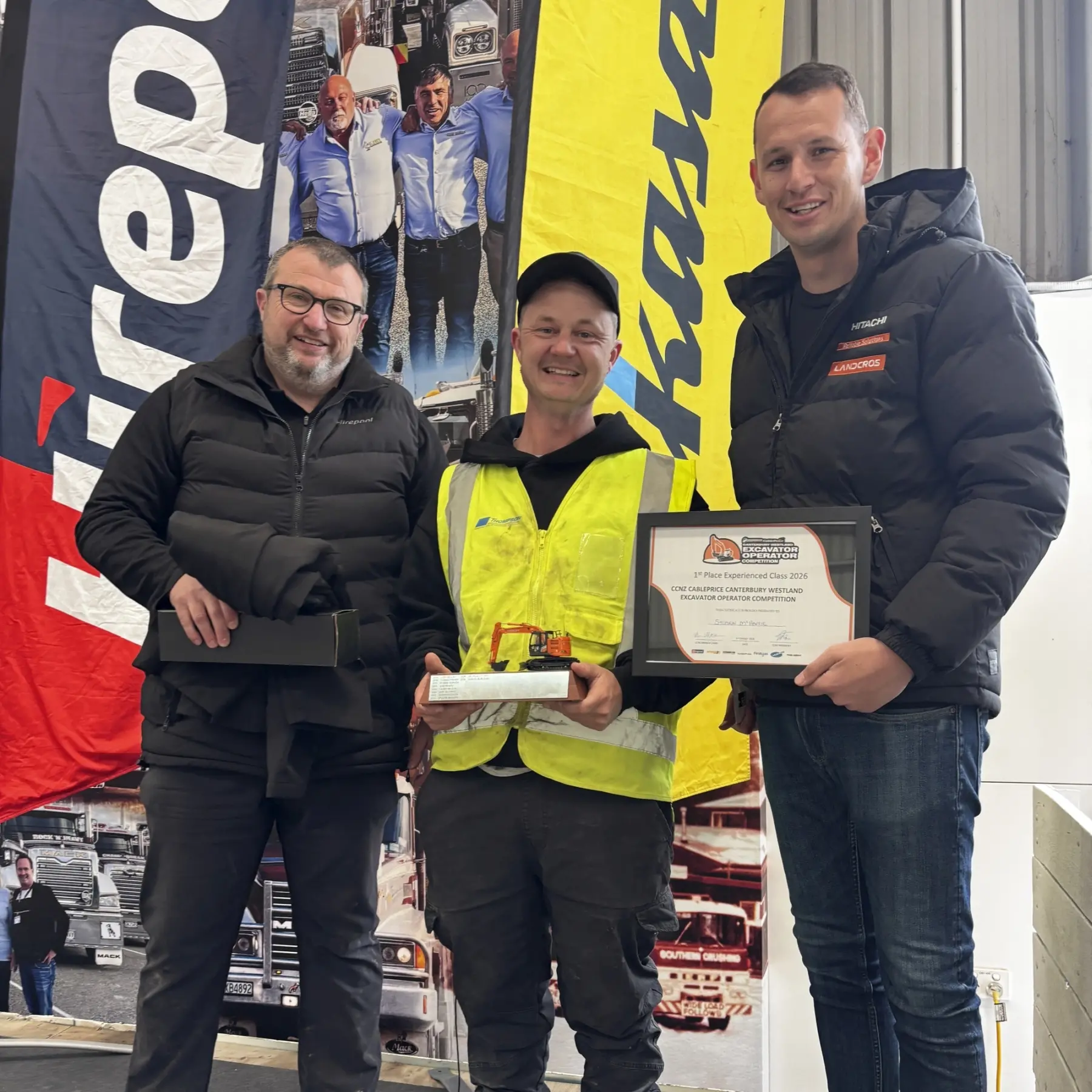 Temuka excavator operator scoops regional title