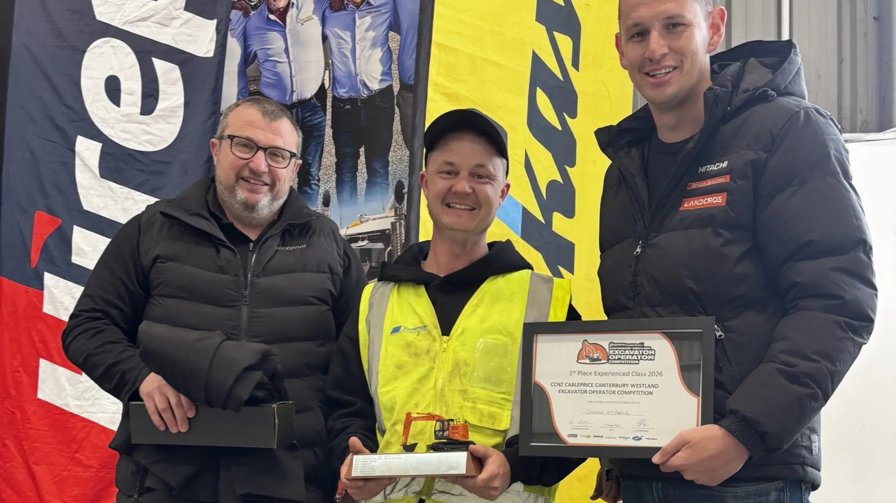 Temuka excavator operator scoops regional title