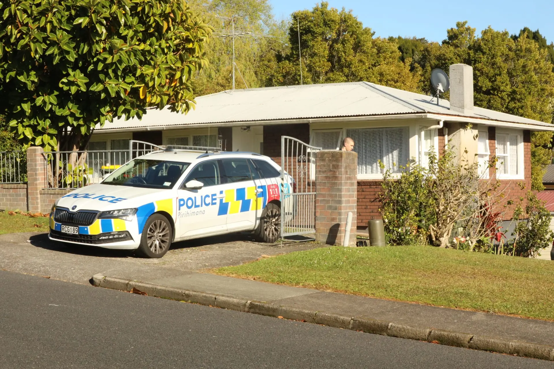 The Kirby St property on Monday morning. Photo: RNZ/Calvin Samuel