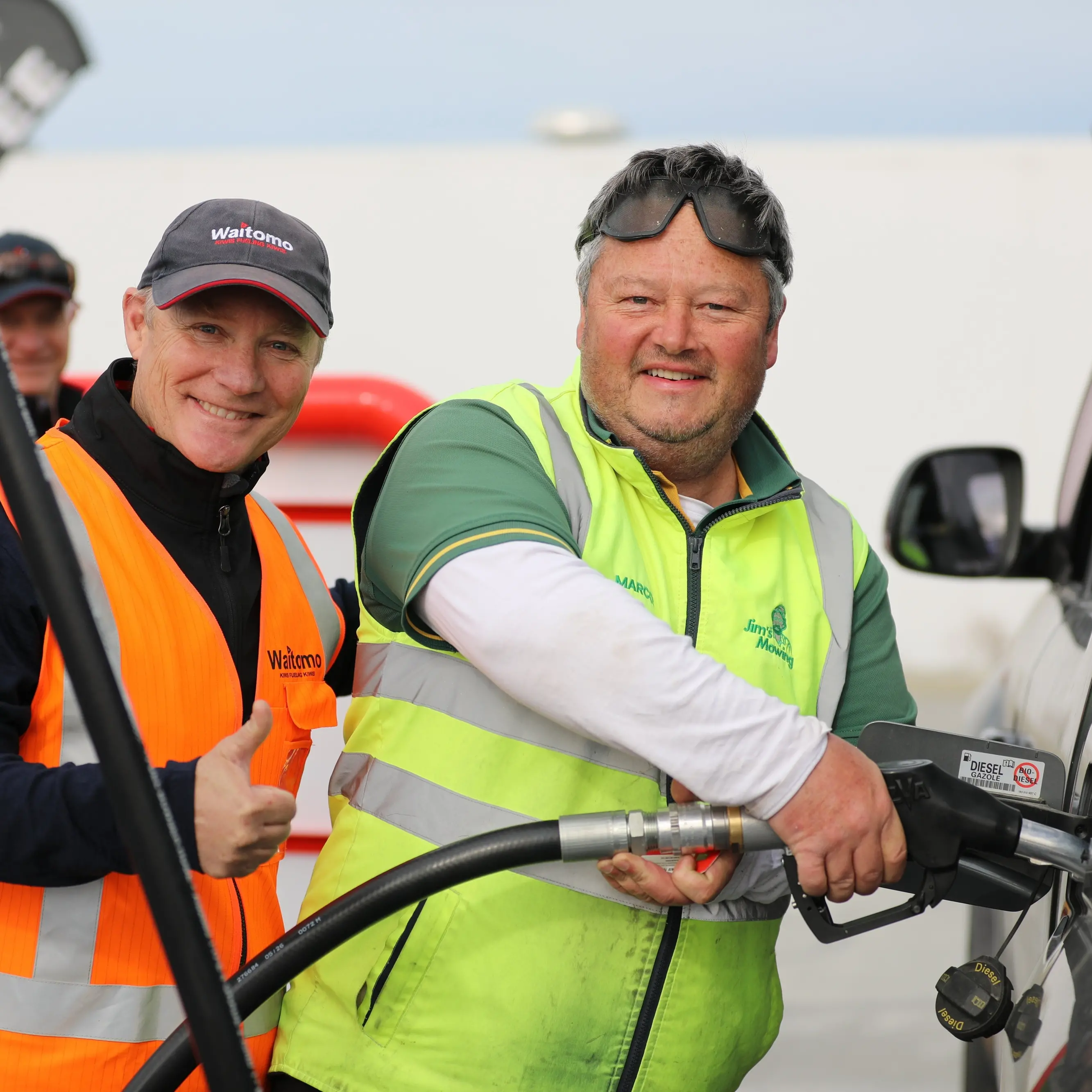 Free fuel for first customer at new petrol station