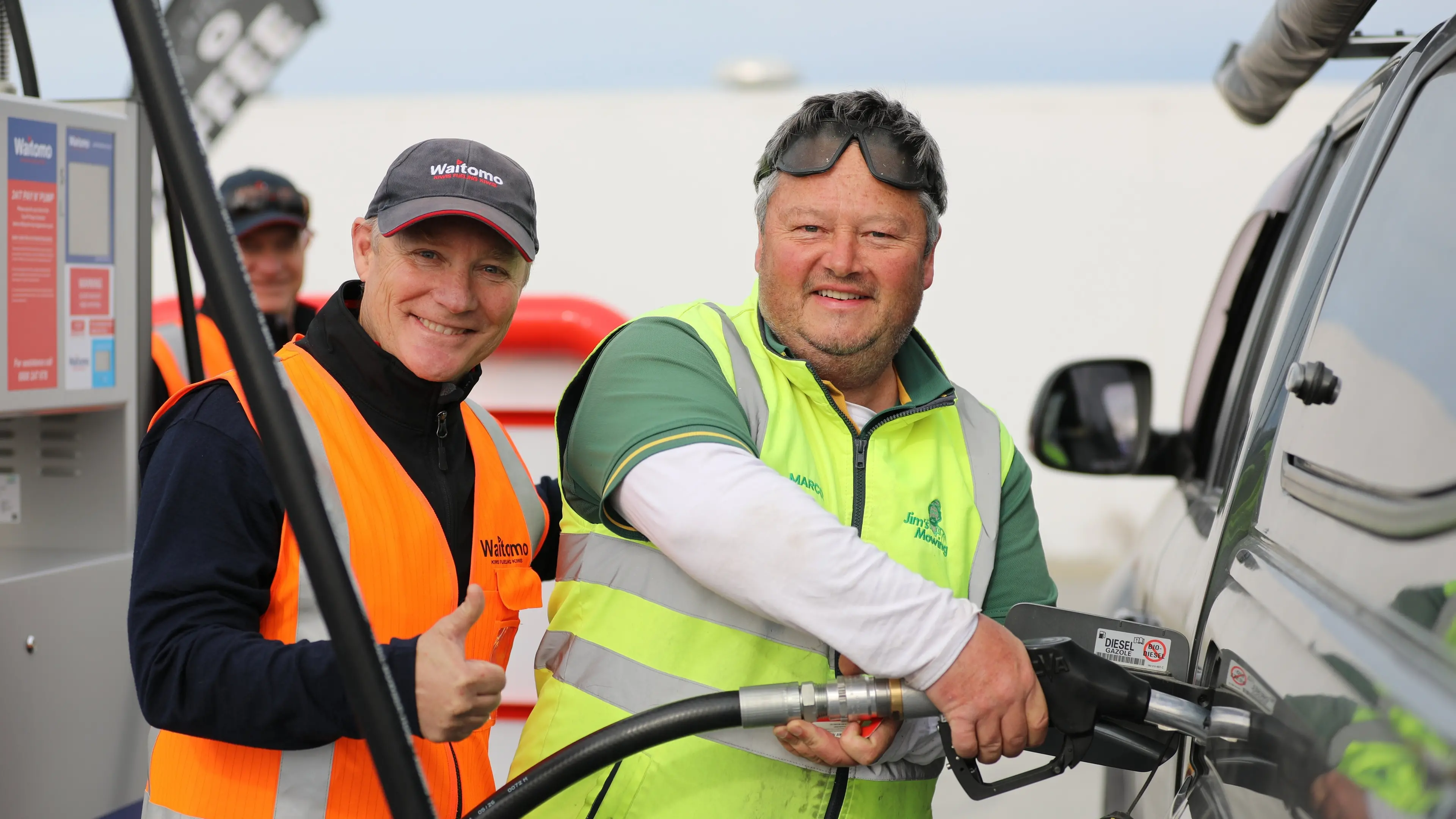 Free fuel for first customer at new petrol station