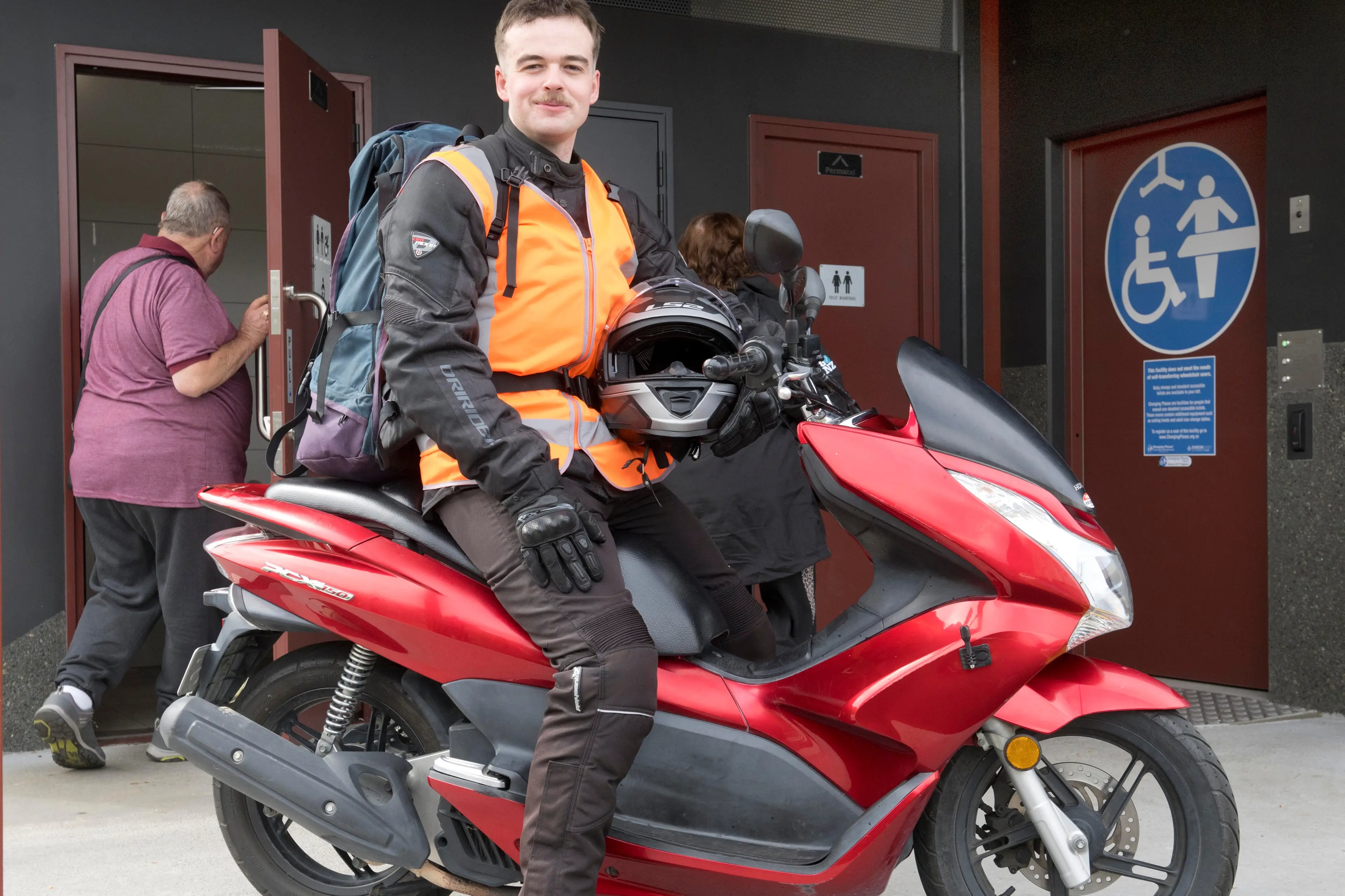 What might seem like a light-hearted quest to find New Zealand\\'s greatest public toilet is shining a spotlight on a serious reality for thousands of Kiwis living with Crohn\\'s disease and ulcerative colitis. Final-year medical student Jahman Cochrane, who has lived with Crohn\\'s disease since childhood, is embarking on a 3,500km scooter journey from Bluff to Cape Reinga to raise awareness and funds for Crohn\\'s & Colitis New Zealand (CCNZ). Photo: Gerard O\\'Brien