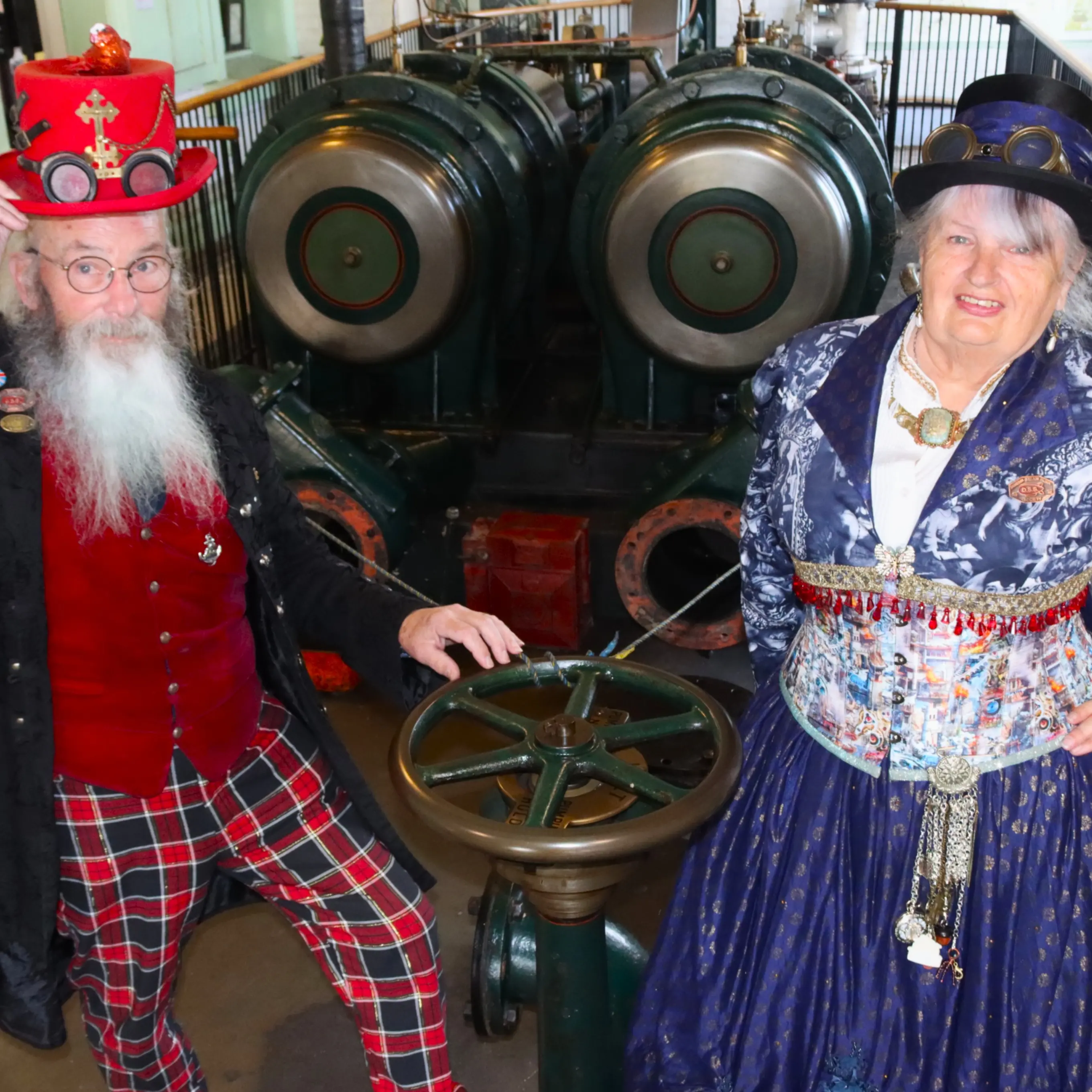 100-year-old gas booster engine is getting a steampunk birthday party