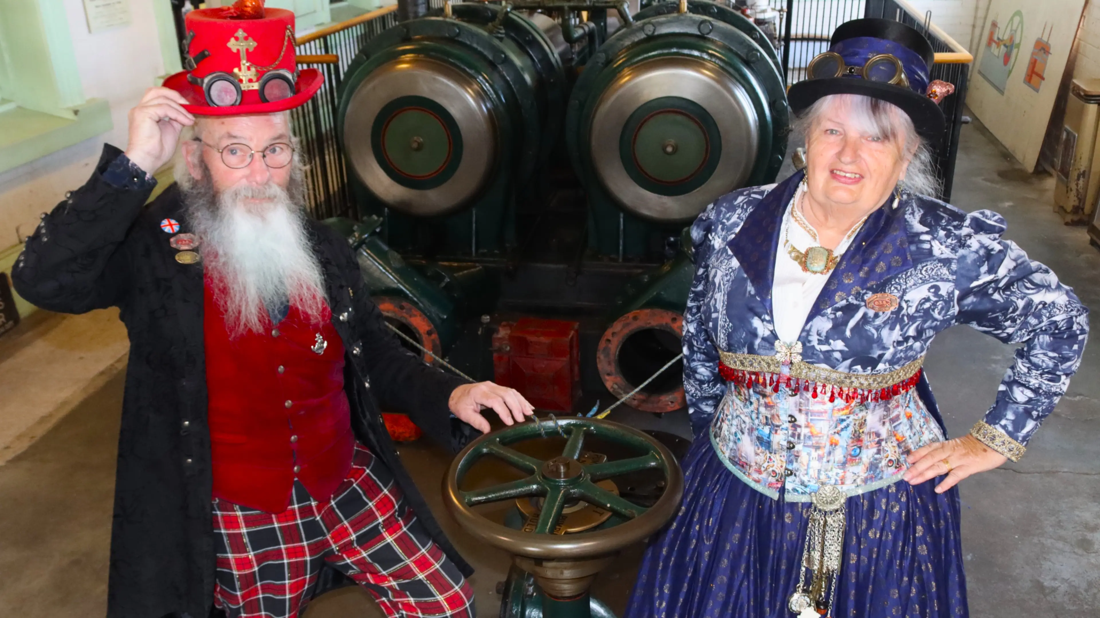 100-year-old gas booster engine is getting a steampunk birthday party