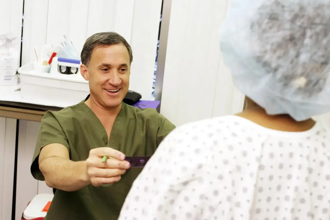 Plastic surgeon Dr Terry Dubrow in the second season of <i>The Swan</i>. Photo: supplied