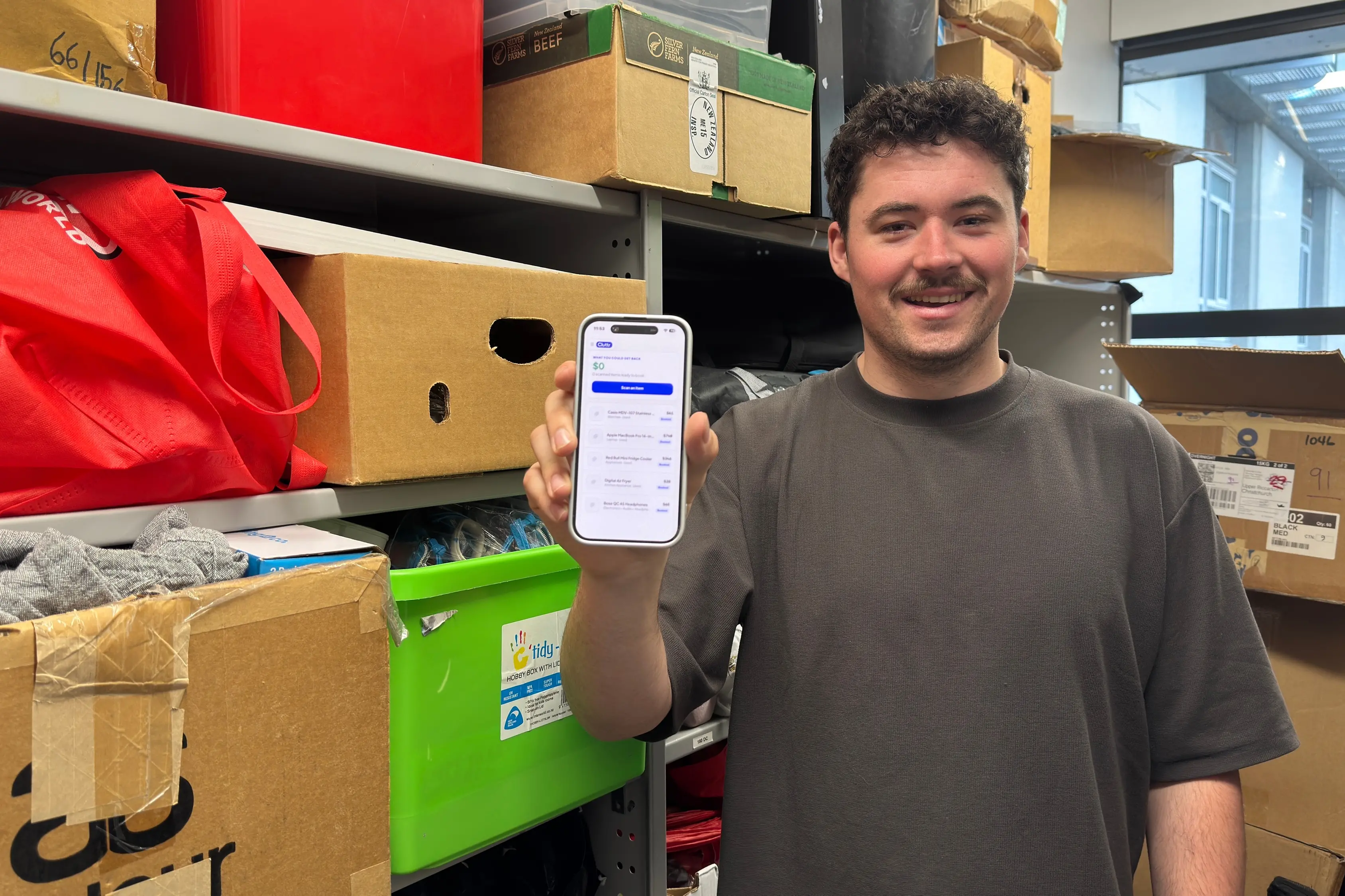 Decluttering household overspill earns engineering student a business and national award